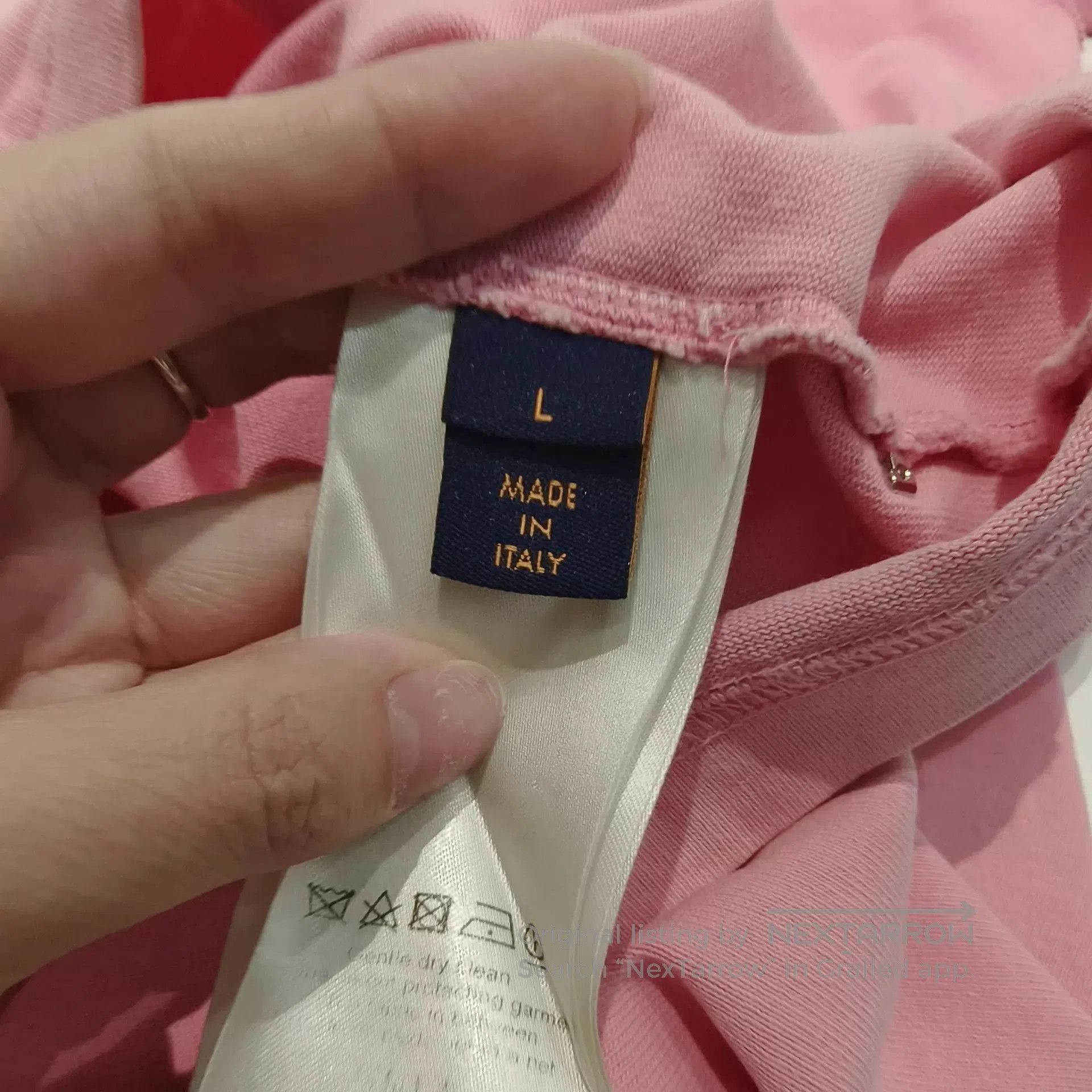 Louis Vuitton Pink Short-Sleeve Casual Shirt. Size US L / EU 52-54 / 3 - 4 Thumbnail