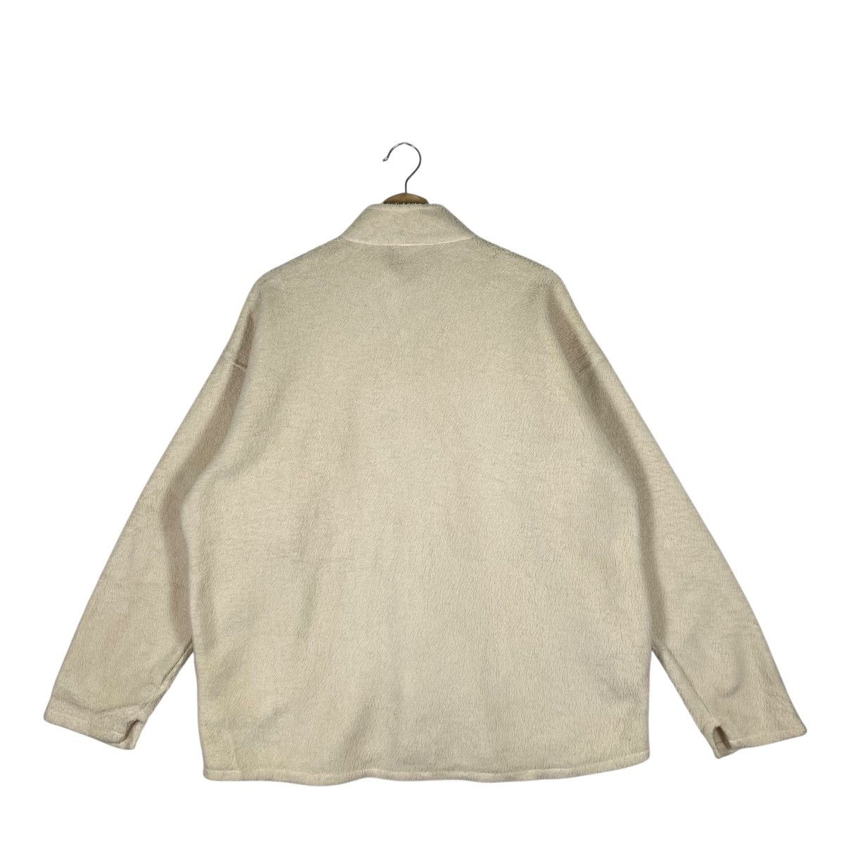Gramicci Vintage Gramicci Fleece Button Jacket L Size Cream Colour Size US L / EU 52-54 / 3 - 10 Thumbnail