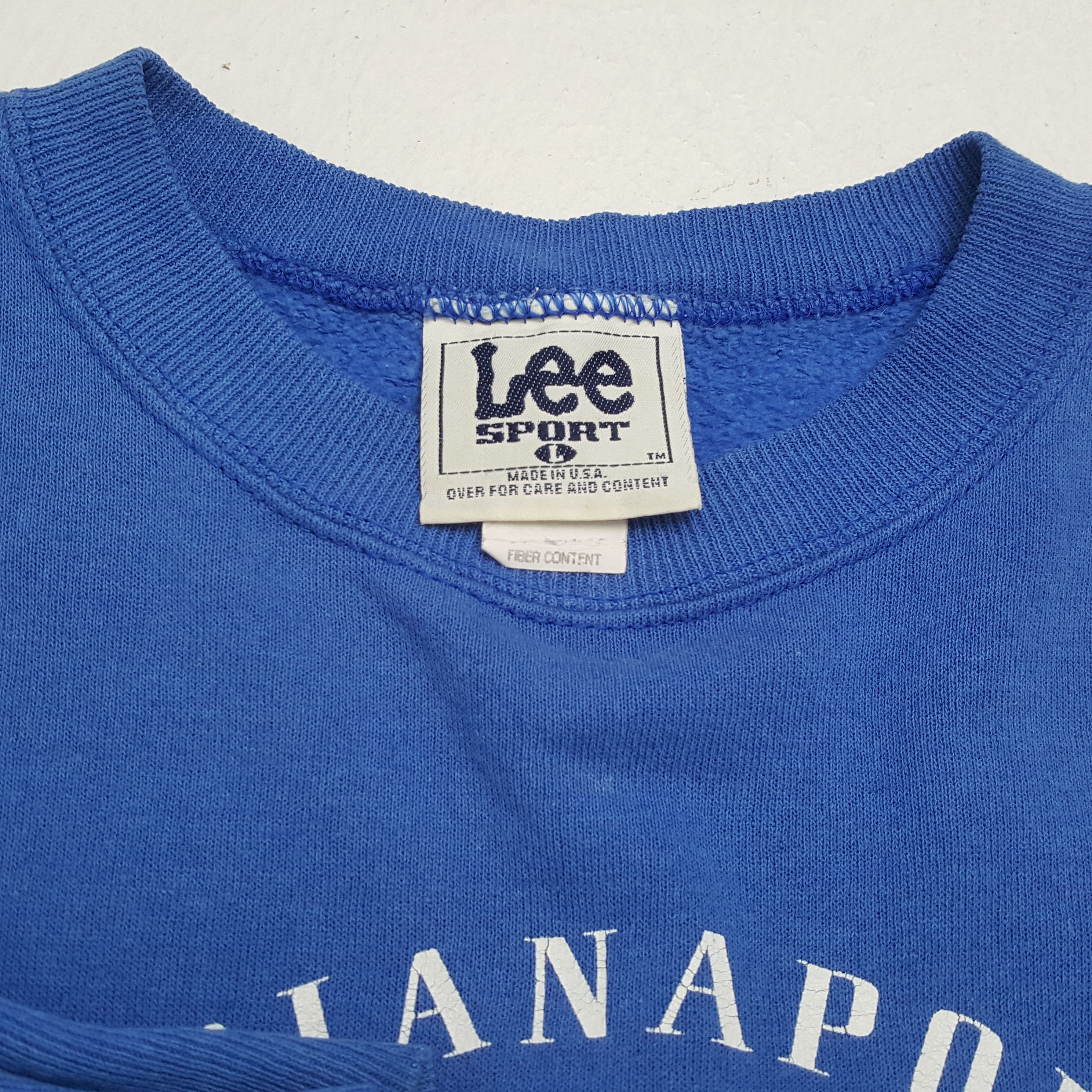 Lee × NFL × Vintage NFL INDIANA POLOS COLTS Football Team Vintage Sweatshirt Size US S / EU 44-46 / 1 - 9 Thumbnail