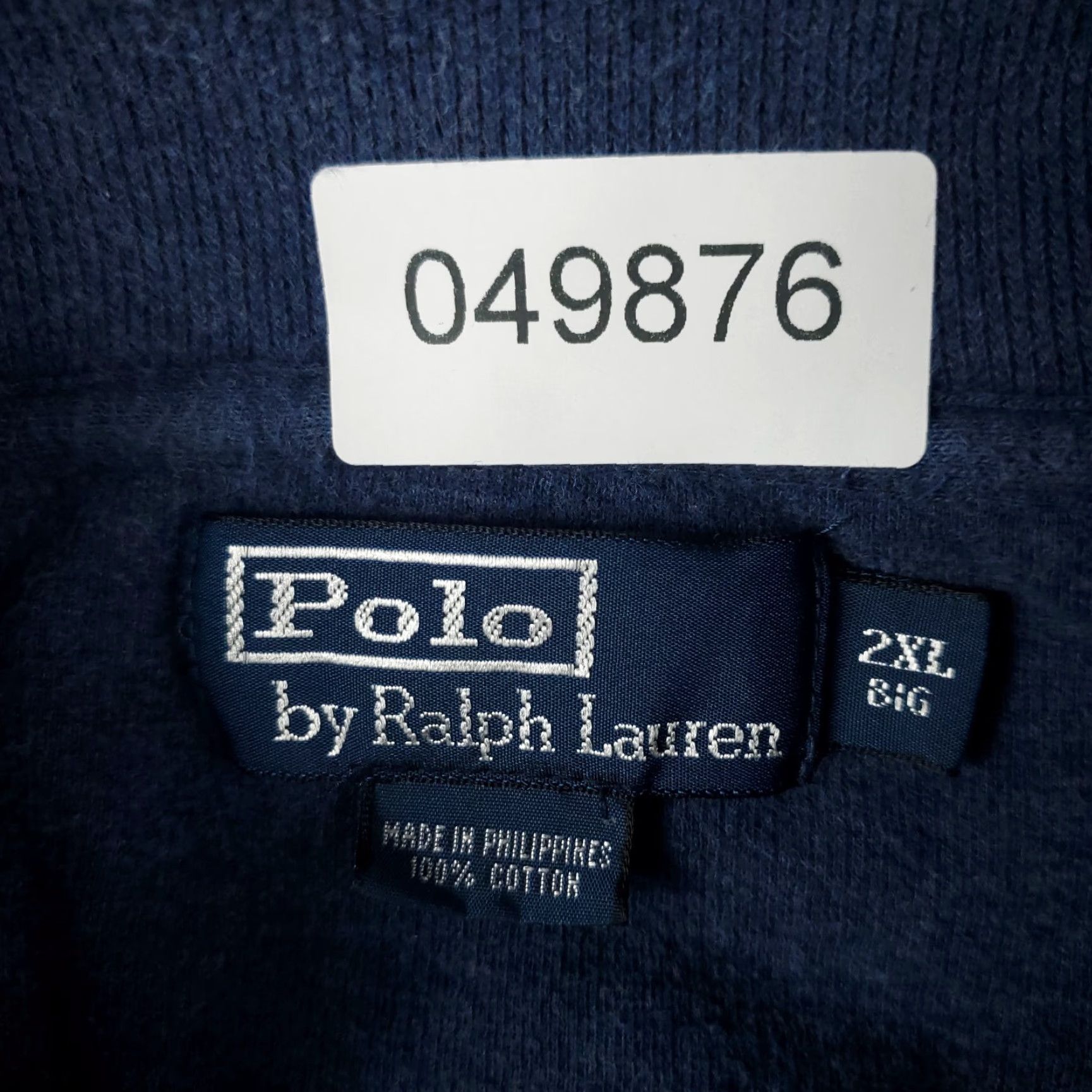 Ralph Lauren Ralph Lauren Sweater Mens 2XB Blue Pony 1/4 Zip Pullover Sweatshirt Size US XXL / EU 58 / 5 - 8 Thumbnail