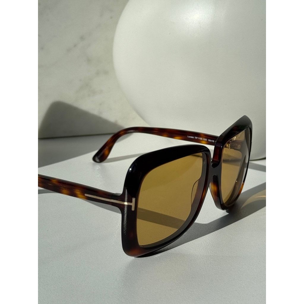 Tom Ford NEW Tom Ford TF1156 Lorelai Brown Yellow Sunglasses $600 Size ONE SIZE - 5 Thumbnail