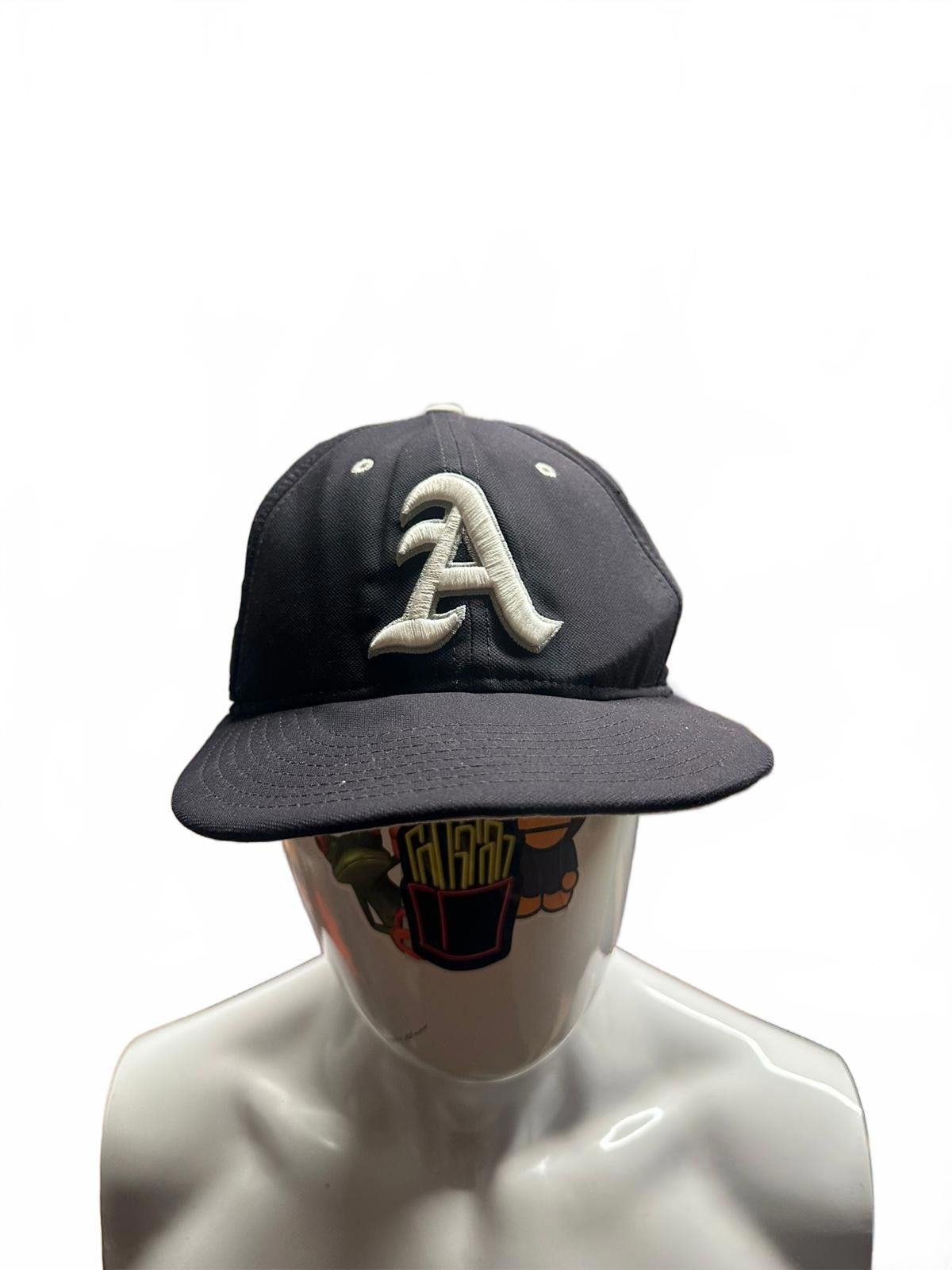Designer Stylish Black Snapback Cap with White Lettering Size ONE SIZE - 1 Thumbnail