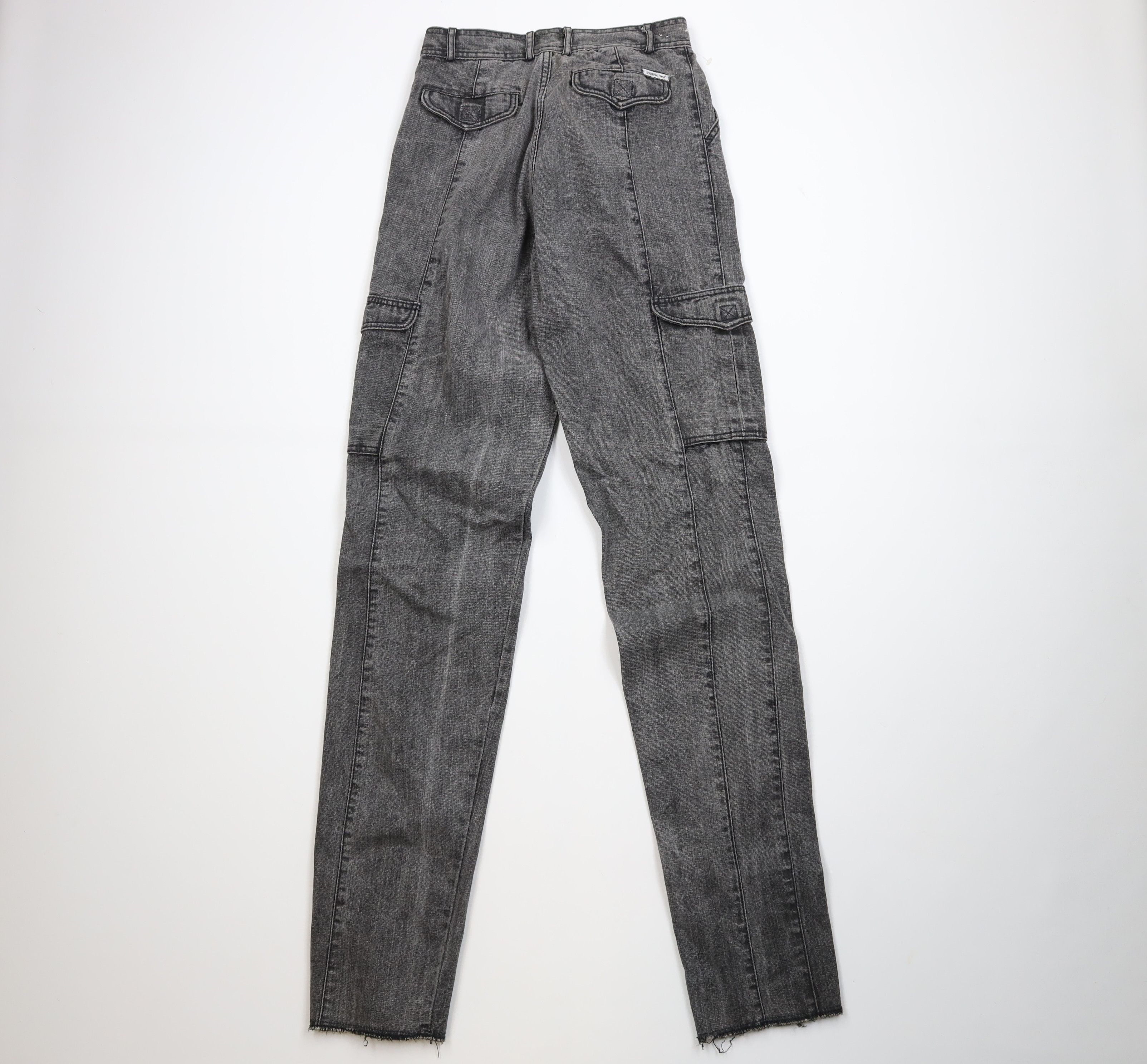 Vintage Vintage 80s 90s Streetwear Wash Straight Leg Cargo Jeans Size 26" / US 2 / IT 38 - 7 Thumbnail