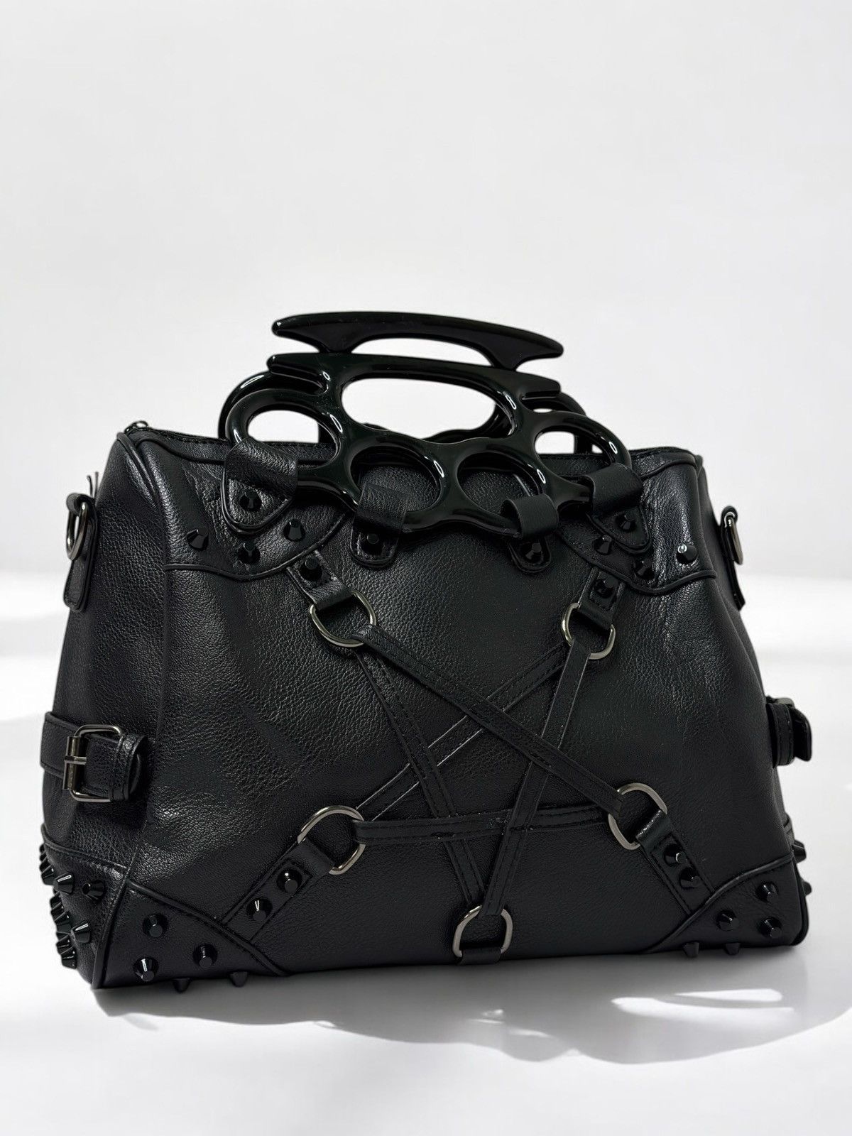 Pre-owned Avant Garde X Hysteric Glamour Vintage Avant Garde Handle Bag Pentagram Rick Owens Vibe 00s