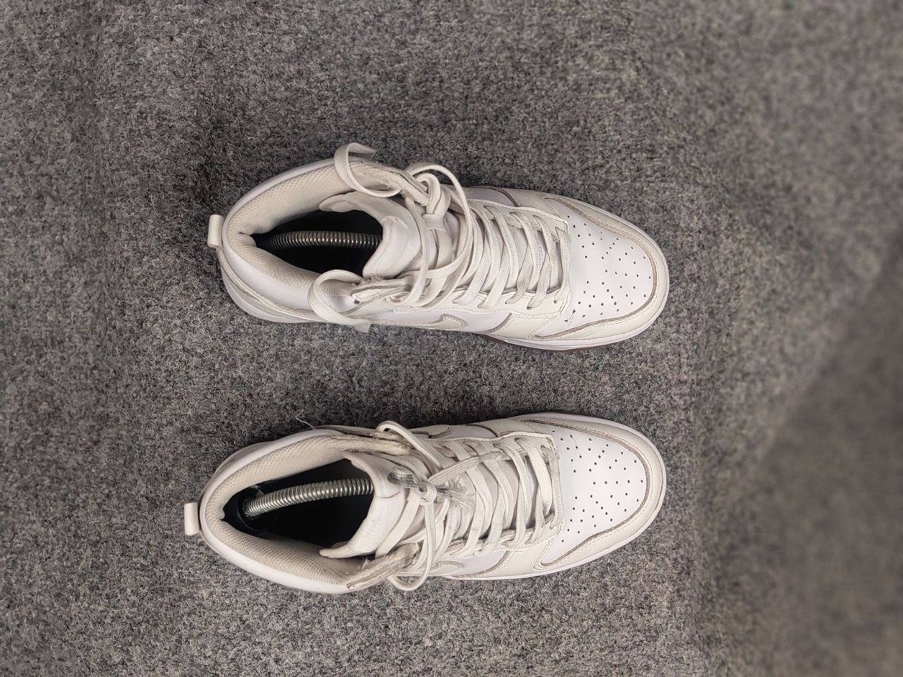 Nike Nike Dunk High Sail Gum Leather White Sneakers Vintage Style Size US 7.5 / EU 40-41 - 8 Thumbnail