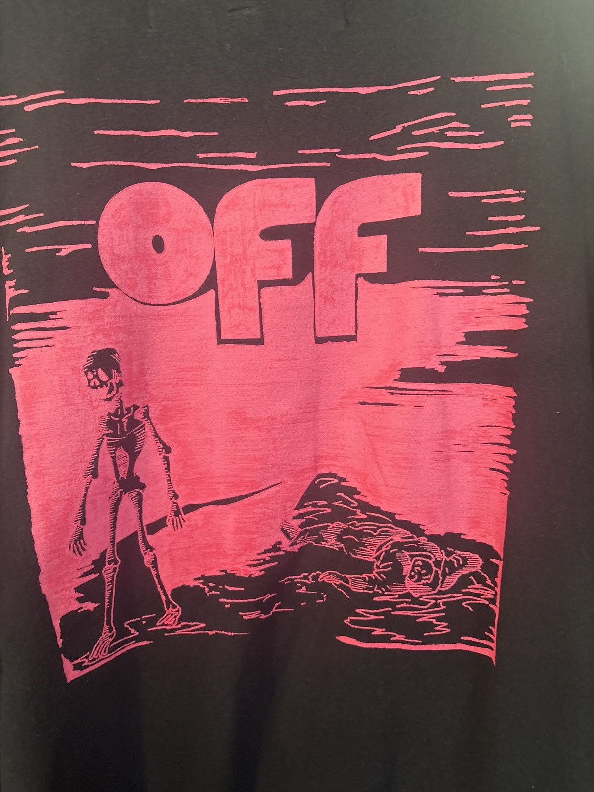 Off-White Pff White Pink/Red Skeleton Tee Size US XXL / EU 58 / 5 - 3 Thumbnail