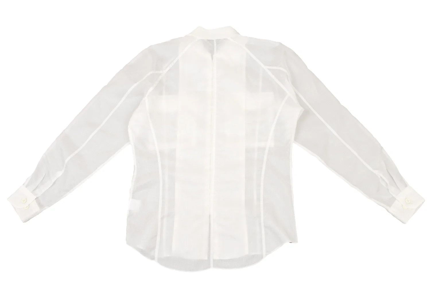 Issey Miyake Zip-up Ripstop Shirt Blouson in White, Size M Size US M / EU 48-50 / 2 - 11 Thumbnail