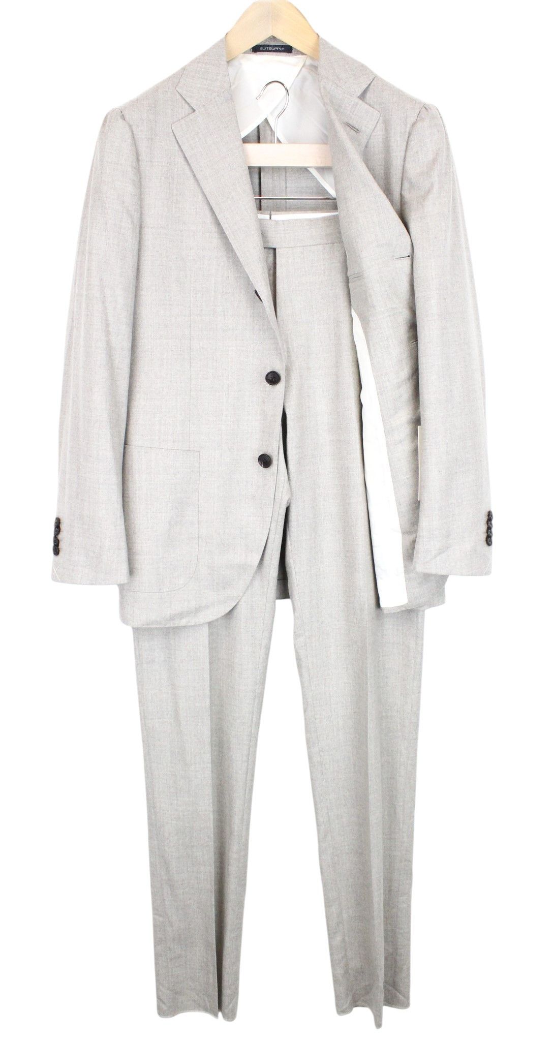 Suitsupply LA SPALLA UK38R Brown Wool Cashmere Suit 66527 Size 38R - 2 Thumbnail