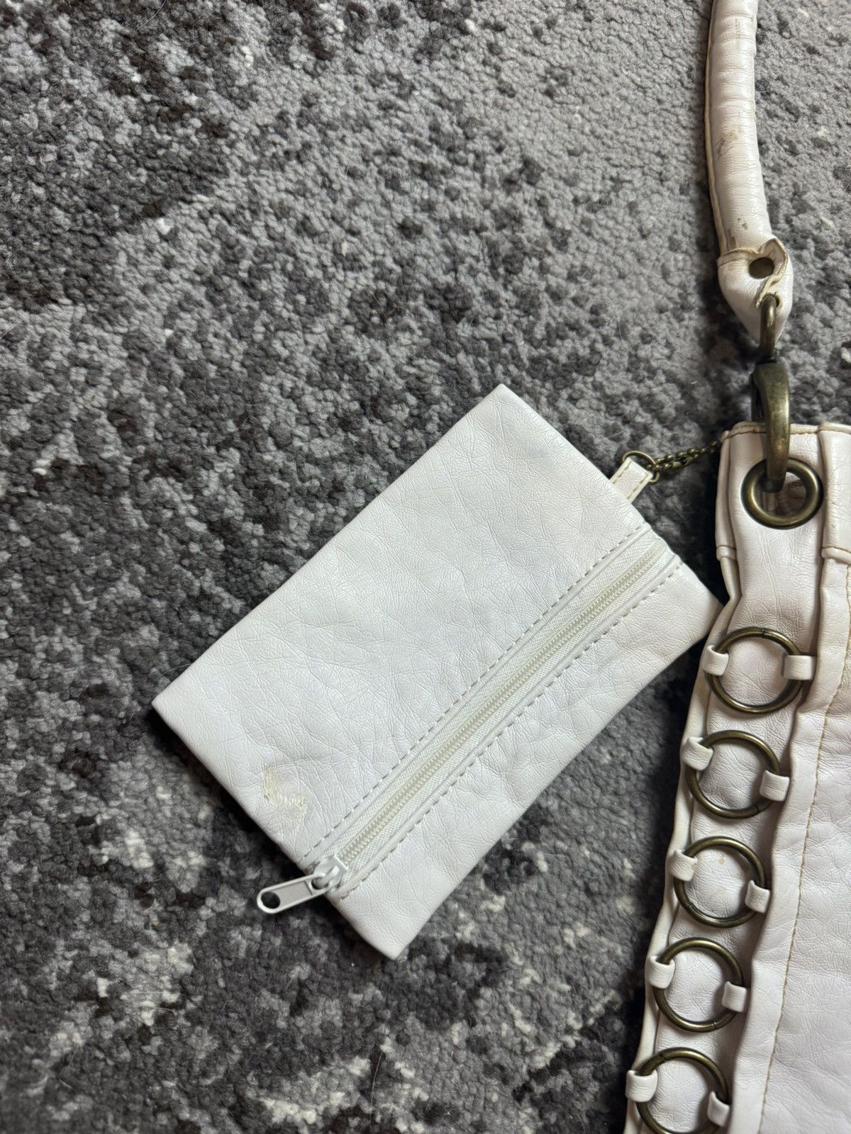 If Six Was Nine × Vintage Vintage Y2K Leather Style Metal Rings Opium Owens Style Bag Size ONE SIZE - 5 Thumbnail