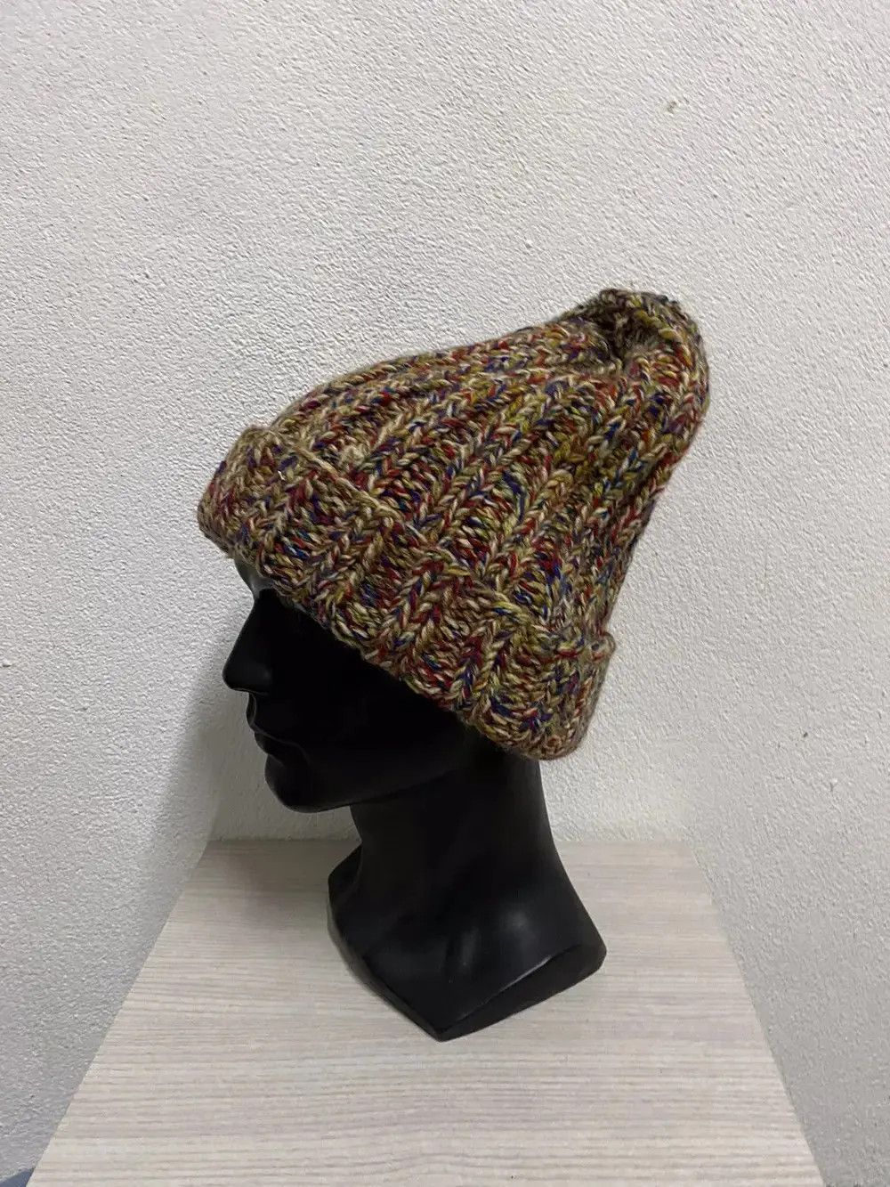 Handmade Japanese Brand Knit Beanie Hat Size ONE SIZE - 2 Thumbnail