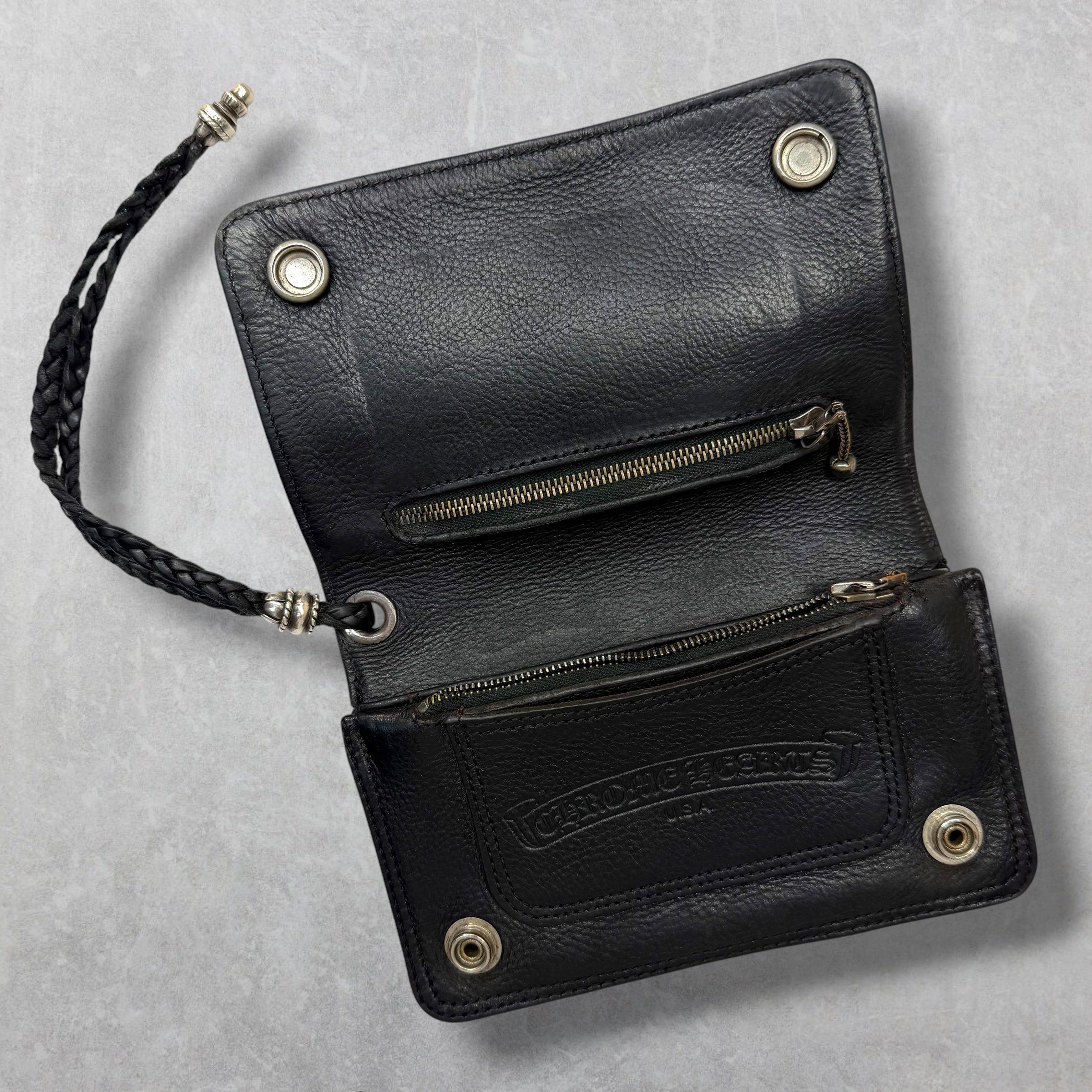 Chrome Hearts Chrome Hearts 2 Zip Crossball Wallet w/ Strap Size ONE SIZE - 6 Thumbnail