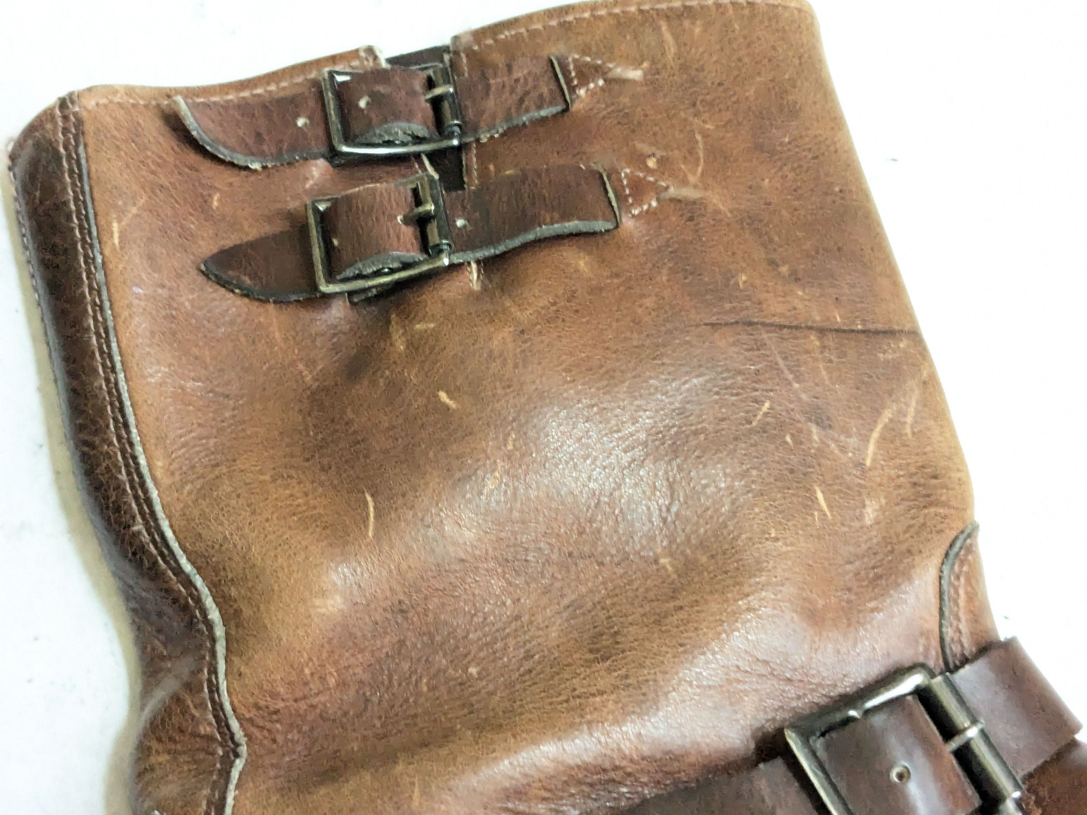 Frye Frye Engineer Boots Brown Leather 10.5 M Buckle Size US 10.5 / EU 43-44 - 9 Thumbnail