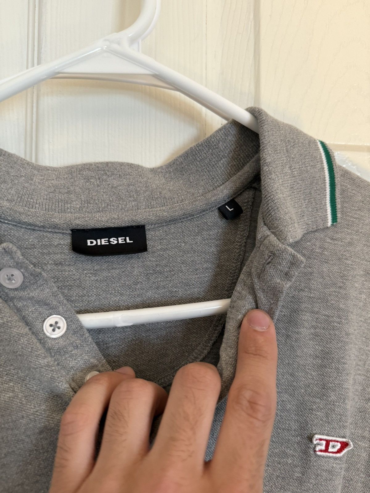 Diesel Diesel polo Size US L / EU 52-54 / 3 - 2 Thumbnail