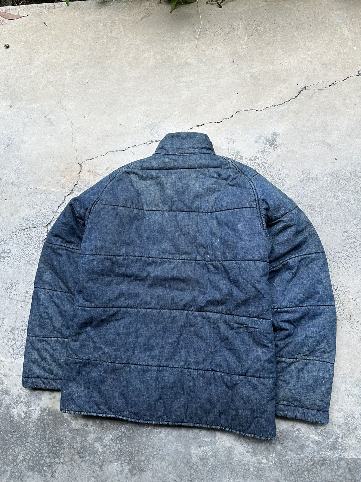 Bape 🦍Vintage A Bathing Ape Denim Utility Jacket Size US L / EU 52-54 / 3 - 7 Thumbnail
