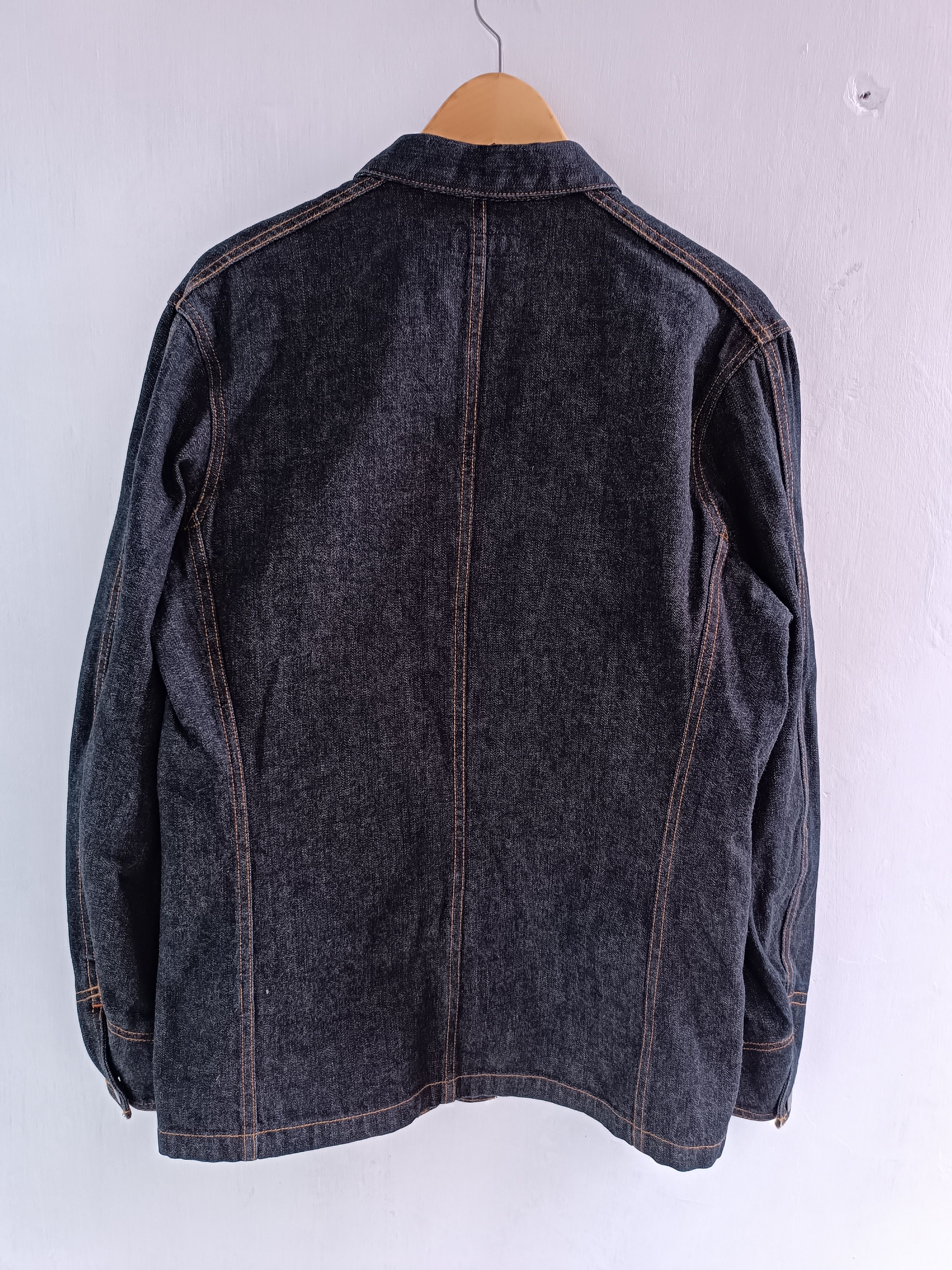 Designer × Michel Klein MICHEL KLIEN DENIM COVERALL JACKET Size US L / EU 52-54 / 3 - 5 Thumbnail