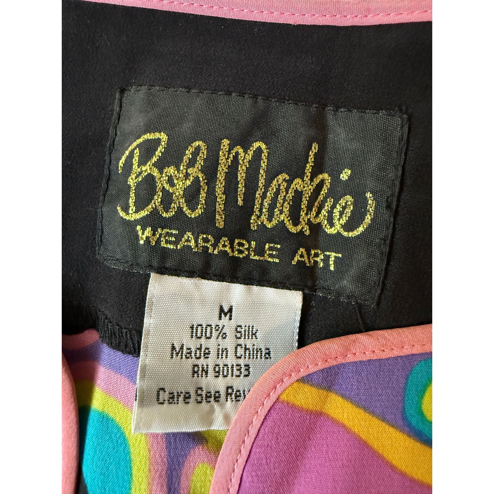Bob Mackie Vintage Bob Mackie Wearable Art Silk Pucci Hippie Tunic M Size M / US 6-8 / IT 42-44 - 3 Thumbnail