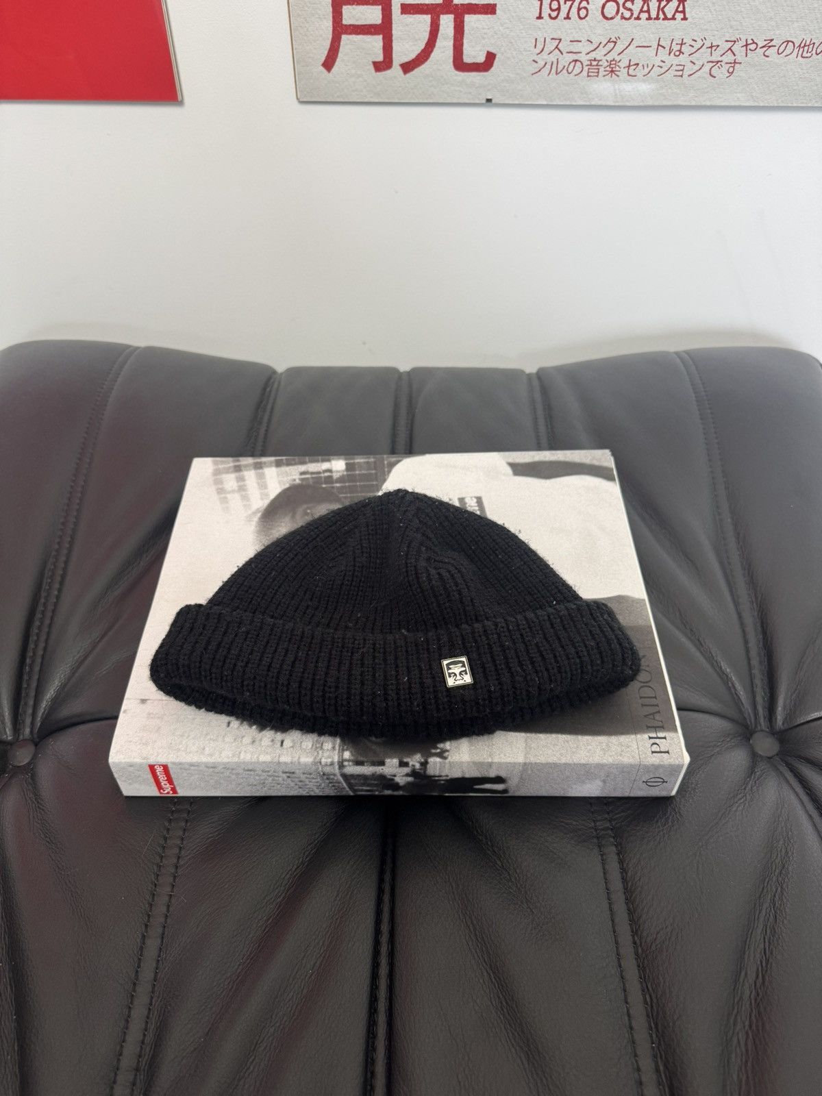 Obey Obey Black Short Beanie Hat Basic Mini Logo Skate Streetwear Size ONE SIZE - 1 Thumbnail