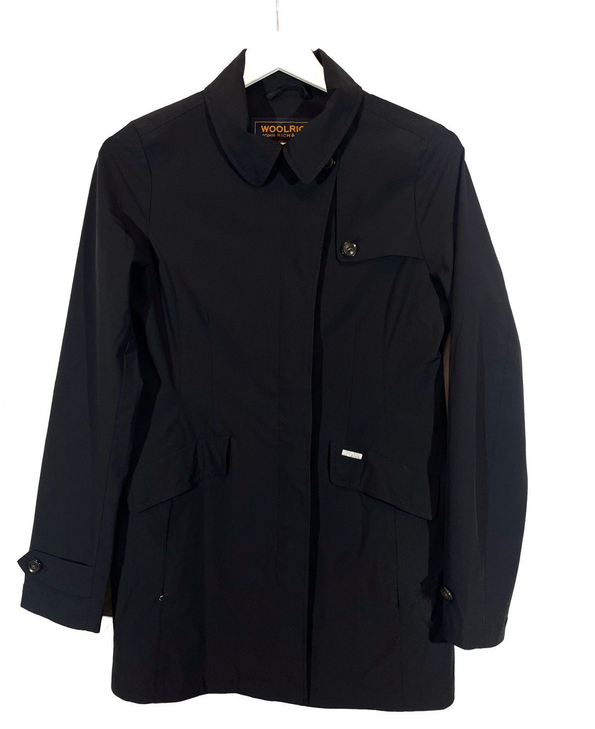 Goretex × Woolrich Woolen Mills Woolrich Blue Women Nylon Waterproof Coat Pertex Quantum M Size M / US 6-8 / IT 42-44 - 1 Thumbnail
