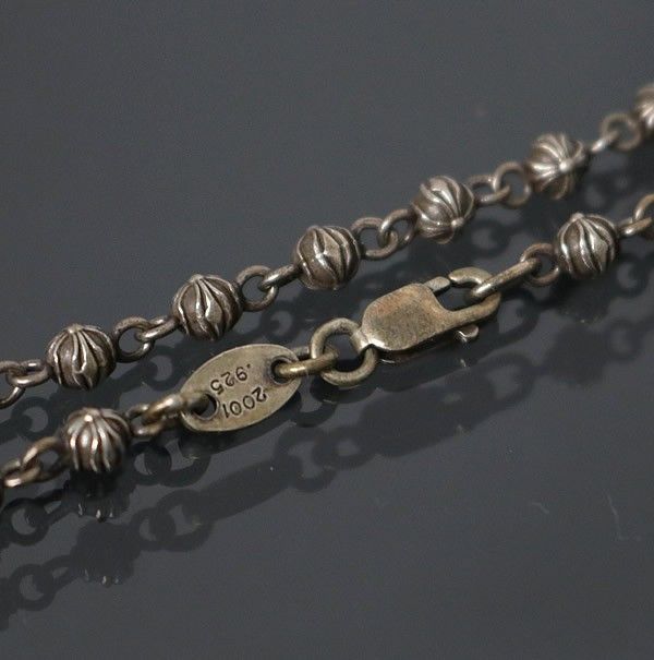 Chrome Hearts Chrome Hearts Tiny Bead Necklace - 30 Inch Size ONE SIZE - 3 Thumbnail