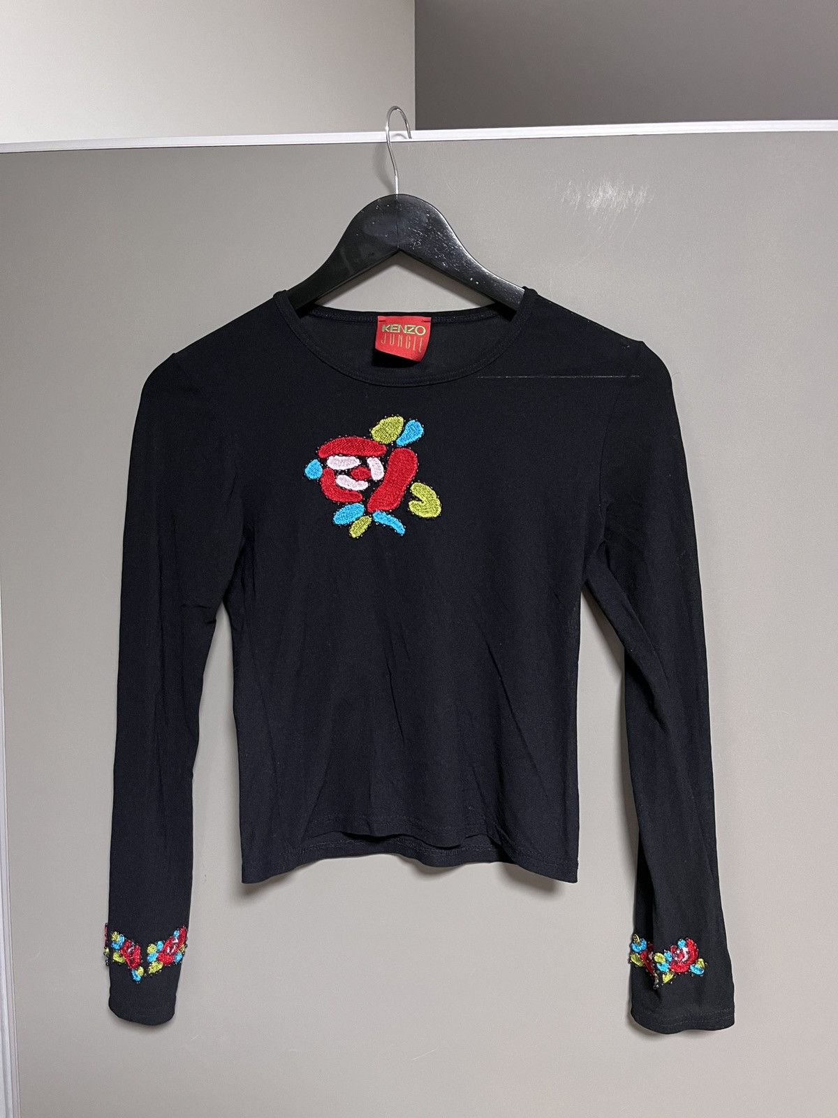 Kenzo Kenzo Jungle Mesh Top With Flowers Application Size S / US 4 / IT 40 - 1 Thumbnail