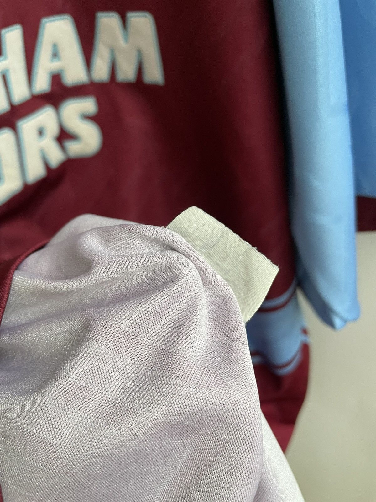Vintage West Ham United 1993 1994 1995 Football Shirt Soccer Jersey Size US XXL / EU 58 / 5 - 15 Thumbnail