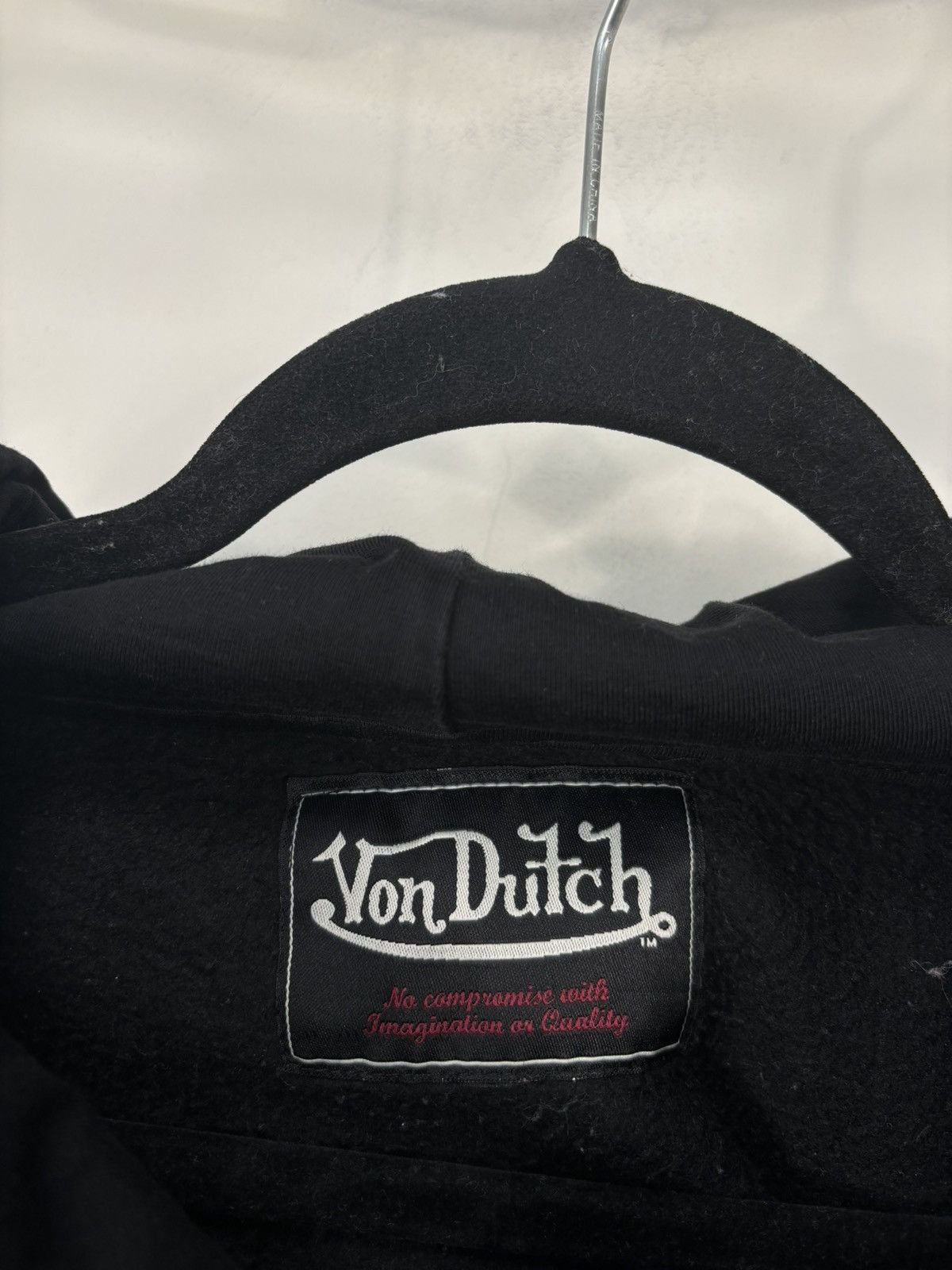 Vintage Von Dutch Big Logo Y2K Black Hype Hoodie Size US S / EU 44-46 / 1 - 7 Thumbnail