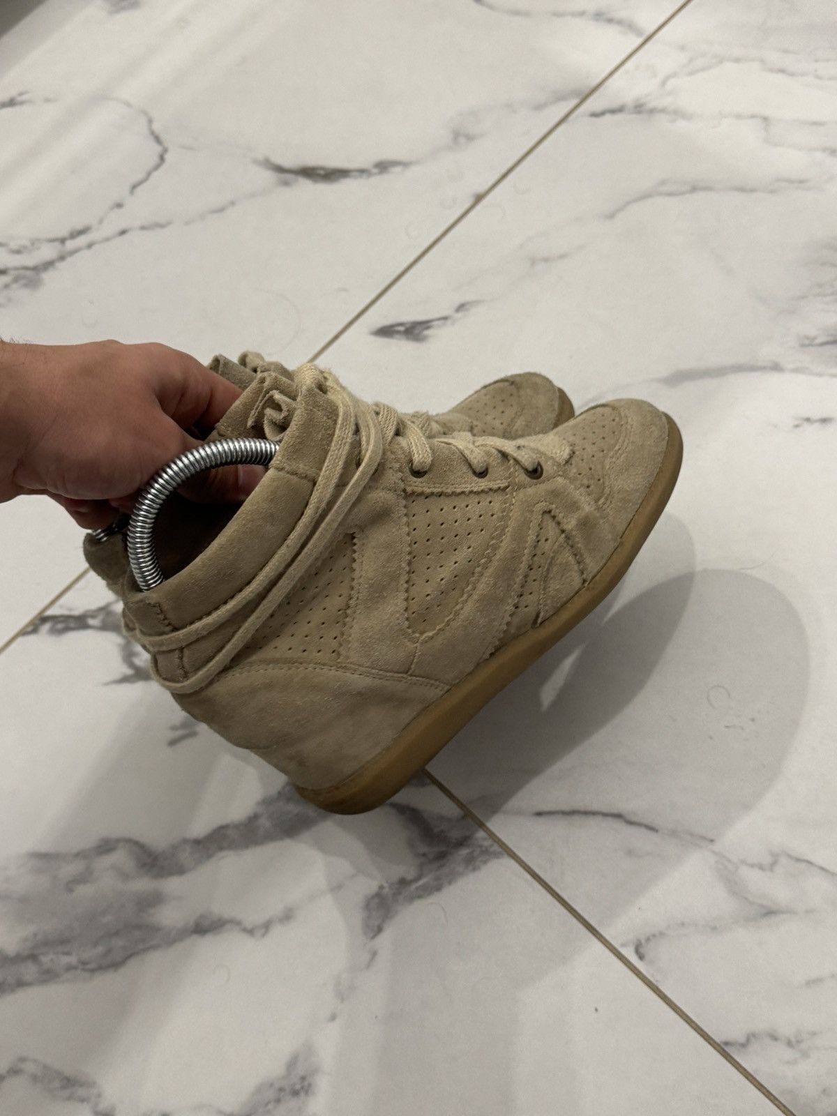 Isabel Marant Unbranded Isabel Marant Style Bekett Wedge Sneakers Shoes Size US 7 / IT 37 - 4 Thumbnail