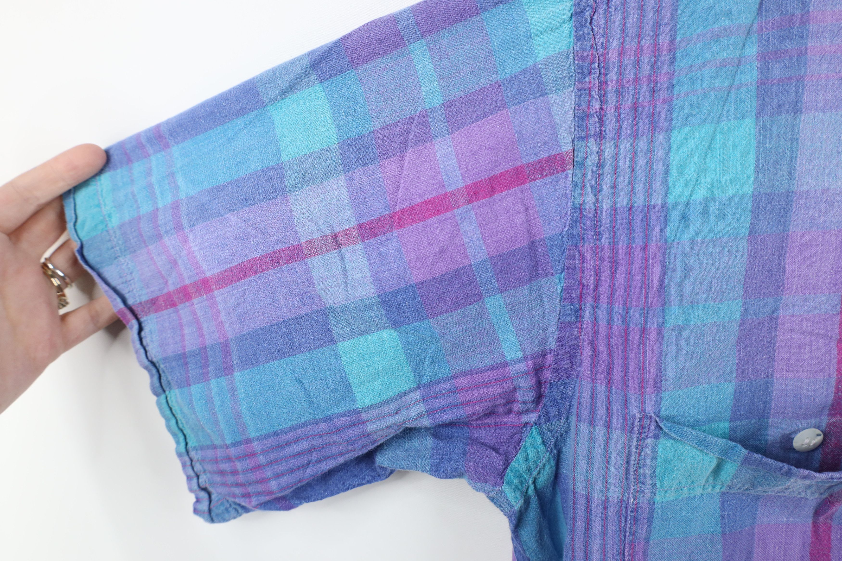 Ralph Lauren Vintage 90s Chaps Ralph Lauren Plaid Button Down Shirt Size US L / EU 52-54 / 3 - 7 Thumbnail