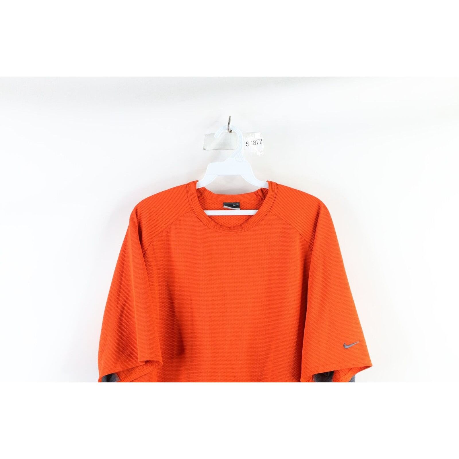 Nike × Vintage Vintage Nike Travis Scott Mini Swoosh Knit T-Shirt Size US XL / EU 56 / 4 - 2 Thumbnail