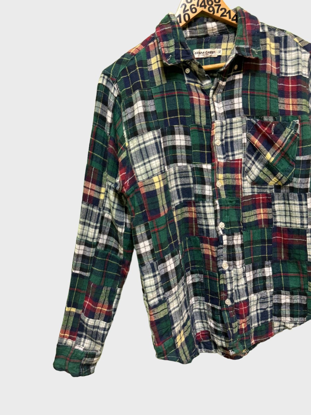Flannel Vintage CEDAR CREST Patchwork Rebuild Flannel Shirt Size US S / EU 44-46 / 1 - 4 Thumbnail