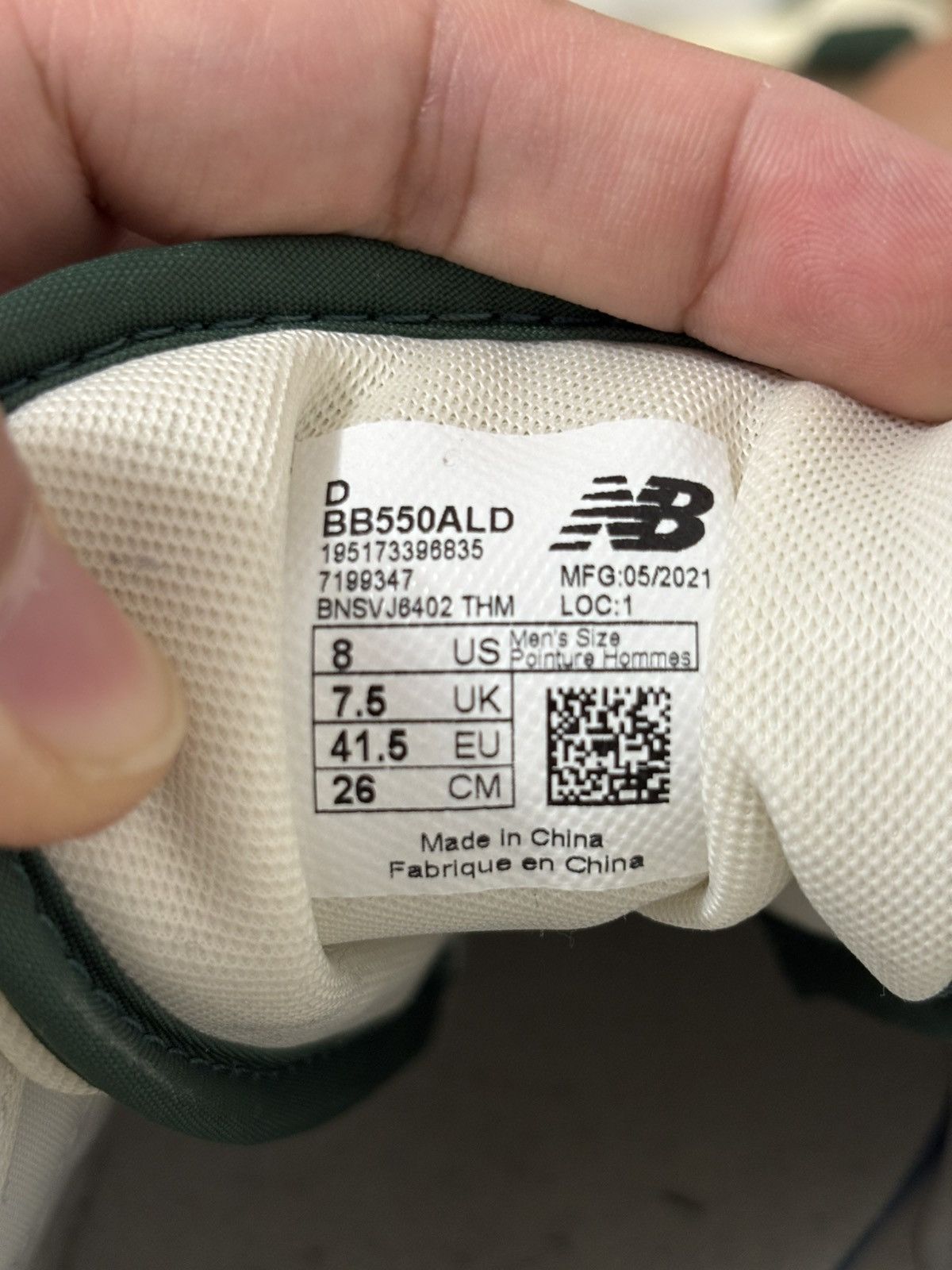Aime Leon Dore ALD NB 550 Green Size 8 Size US 8 / EU 41 - 3 Thumbnail
