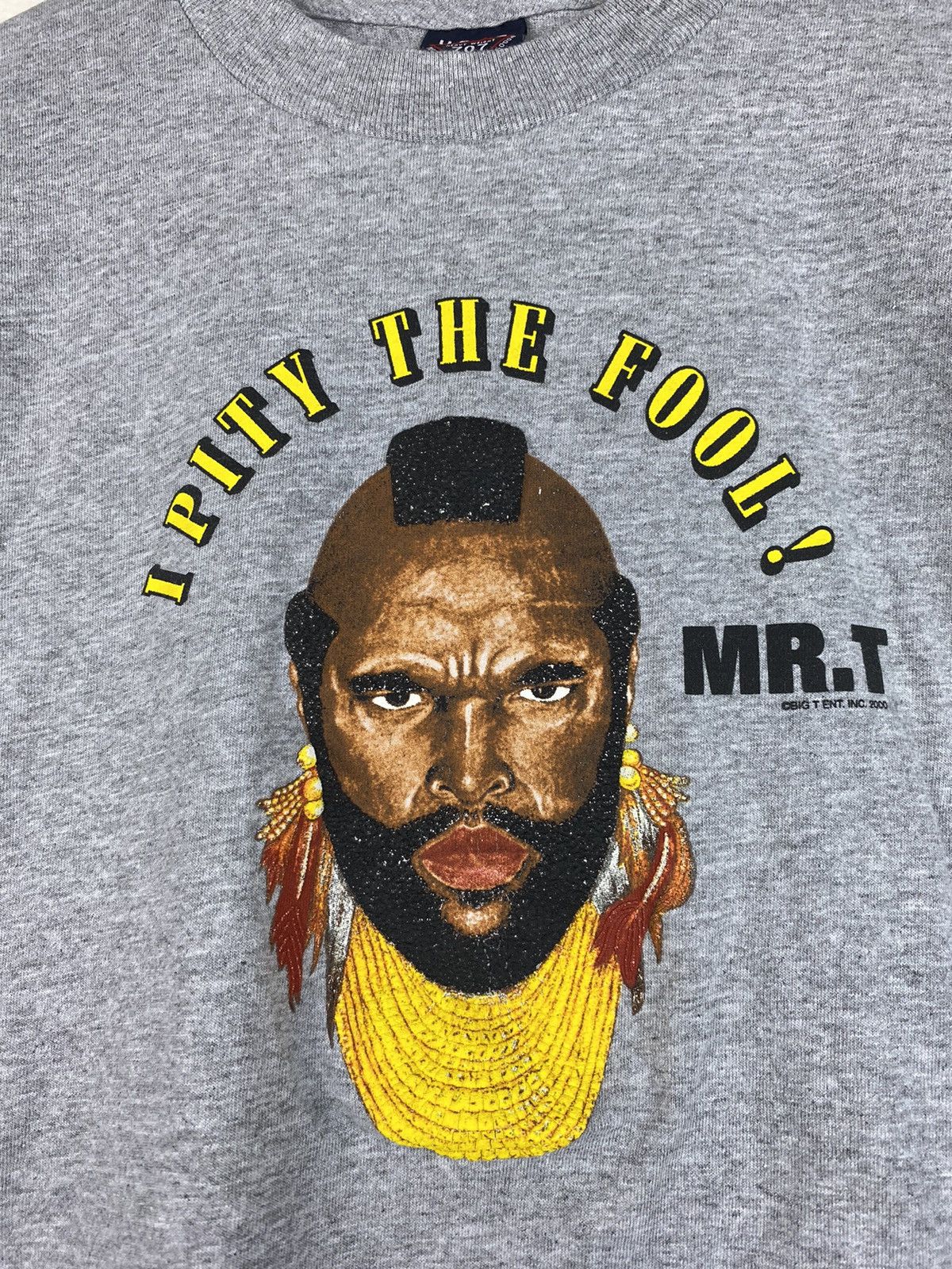 Vintage Vtg I Pity The Fool Mr T 2000 T shirt y2k Size US M / EU 48-50 / 2 - 2 Thumbnail