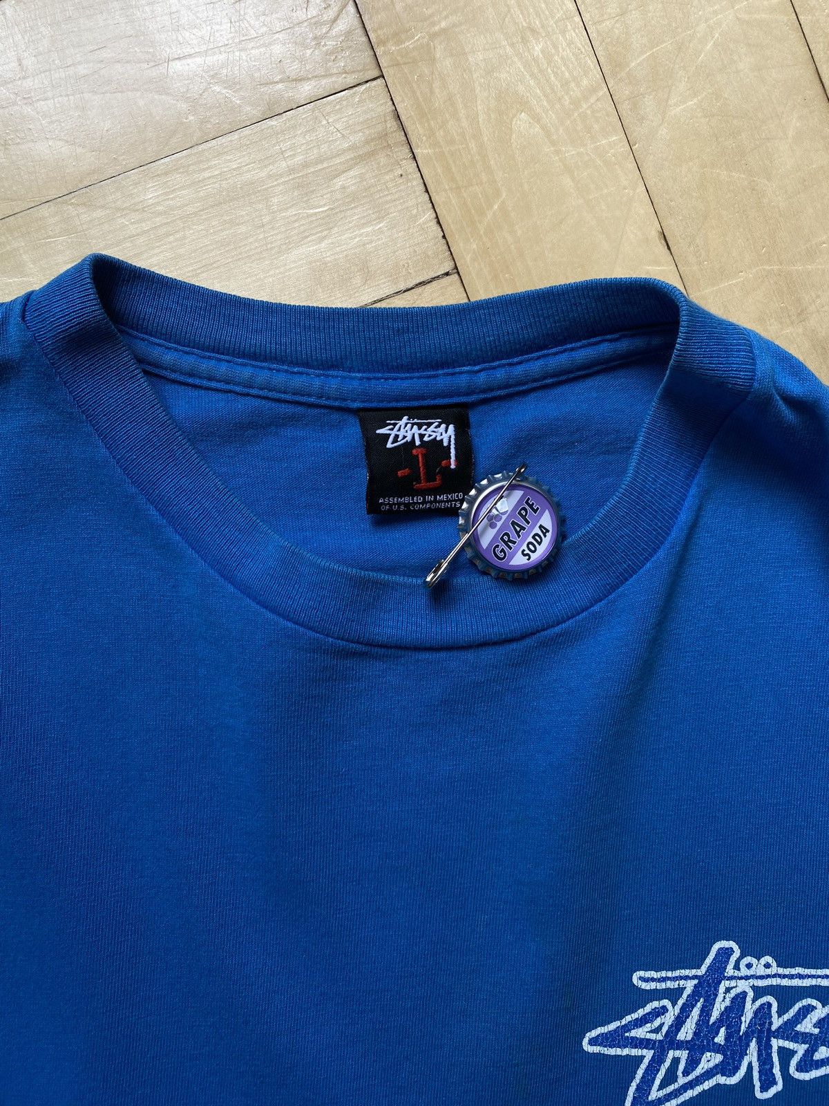 Stussy × Vintage Vintage T-shirt Stussy Very Rare Size US L / EU 52-54 / 3 - 6 Thumbnail