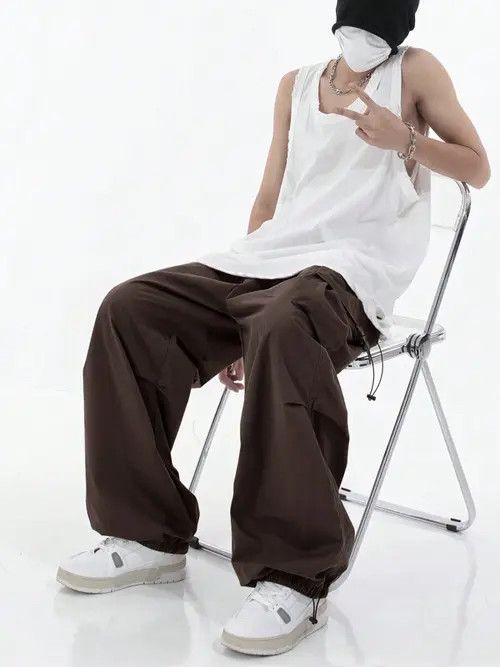 Japanese Brand Parachute Multi-Pocket Sweatpants Gorpcore Cargo Size US 34 / EU 50 - 4 Thumbnail