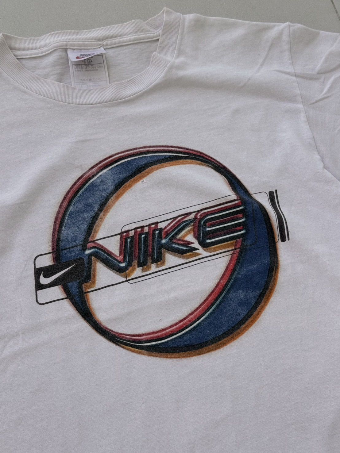Nike Vintage Nike Spellouts Big Logo 90's T-shirt Size US S / EU 44-46 / 1 - 2 Thumbnail