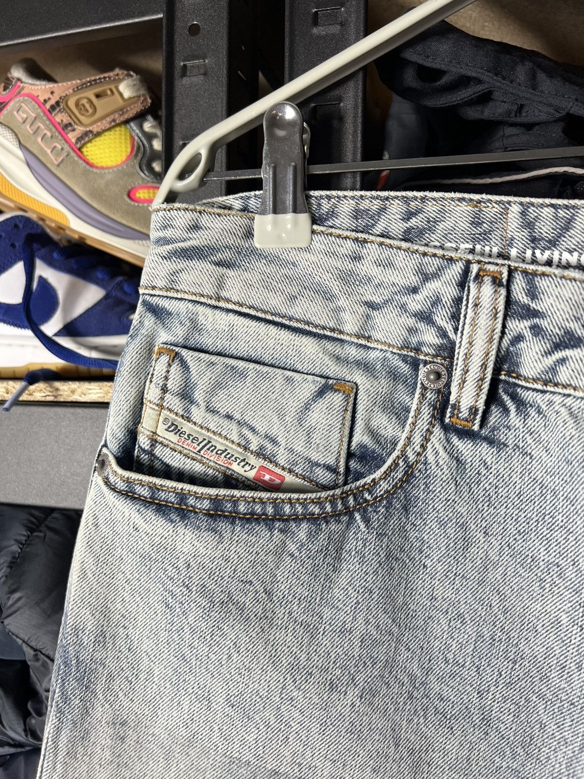 Diesel Diesel Vintage Light Wash Jeans High Waist Straight Fit Y2K Size US 32 / EU 48 - 13 Thumbnail