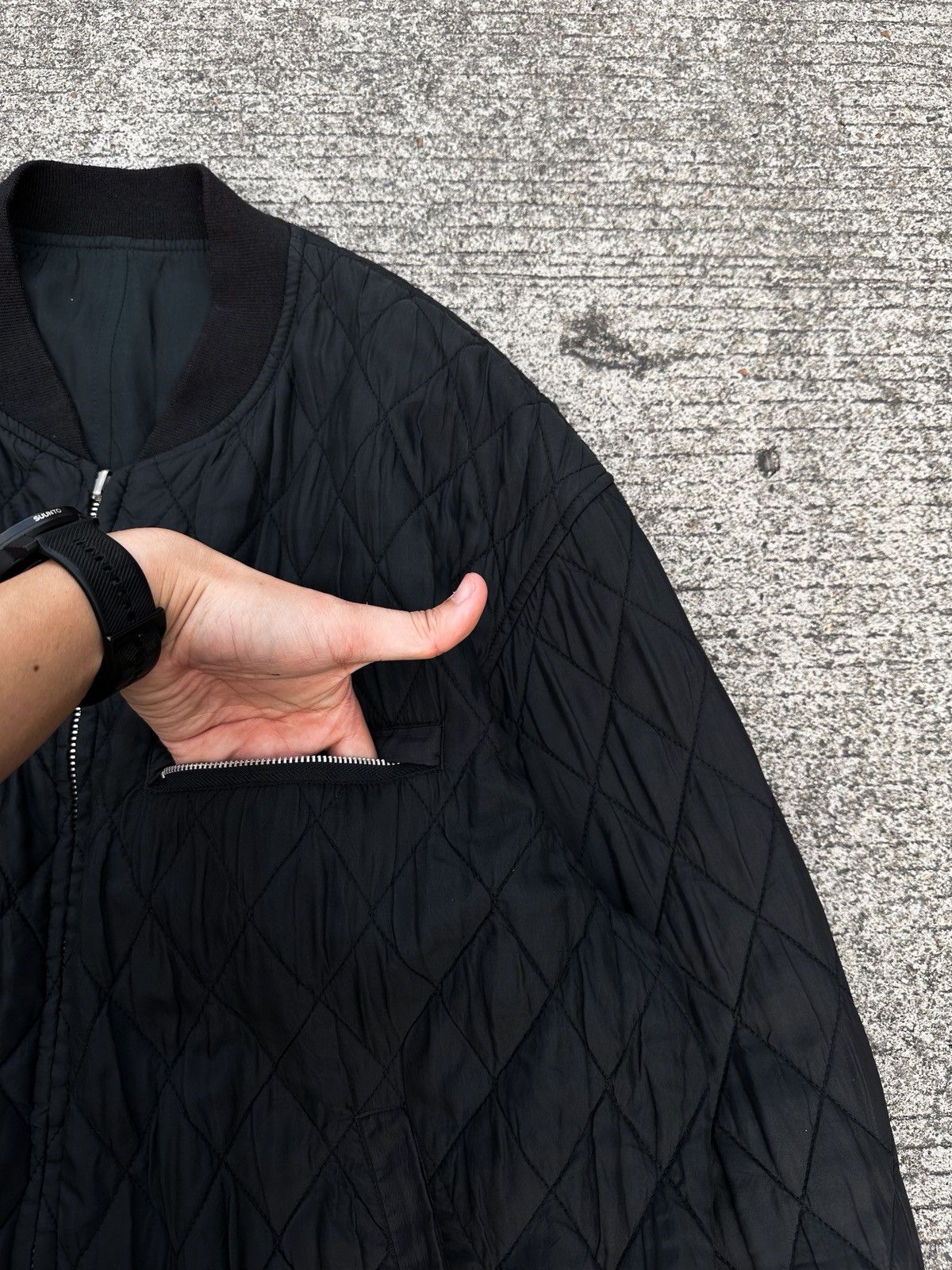 Comme des Garcons Homme Comme des Garcons AW93 Quilted Reversible Bomber Jacket Size US M / EU 48-50 / 2 - 7 Thumbnail