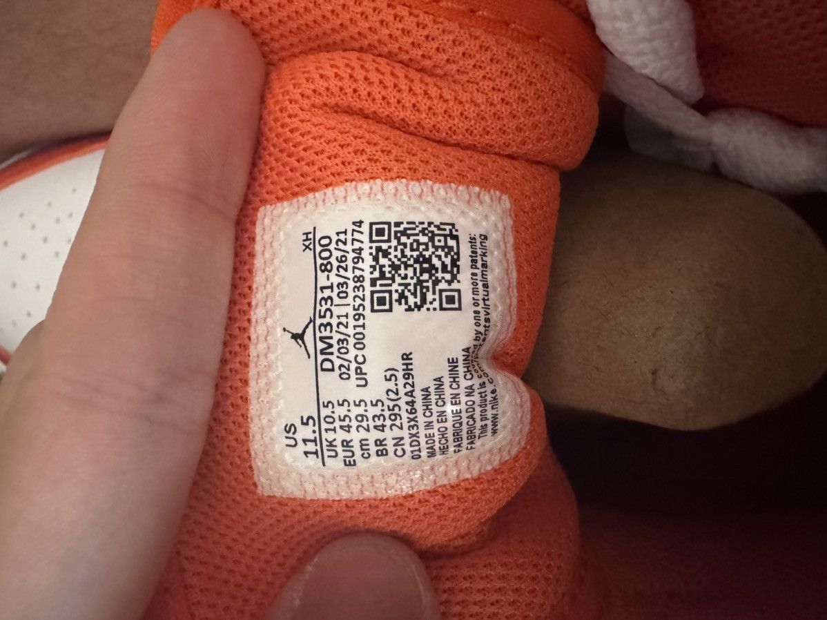Jordan Brand Air Jordan 1 MID SE Electric Orange Size US 11.5 / EU 44-45 - 6 Thumbnail