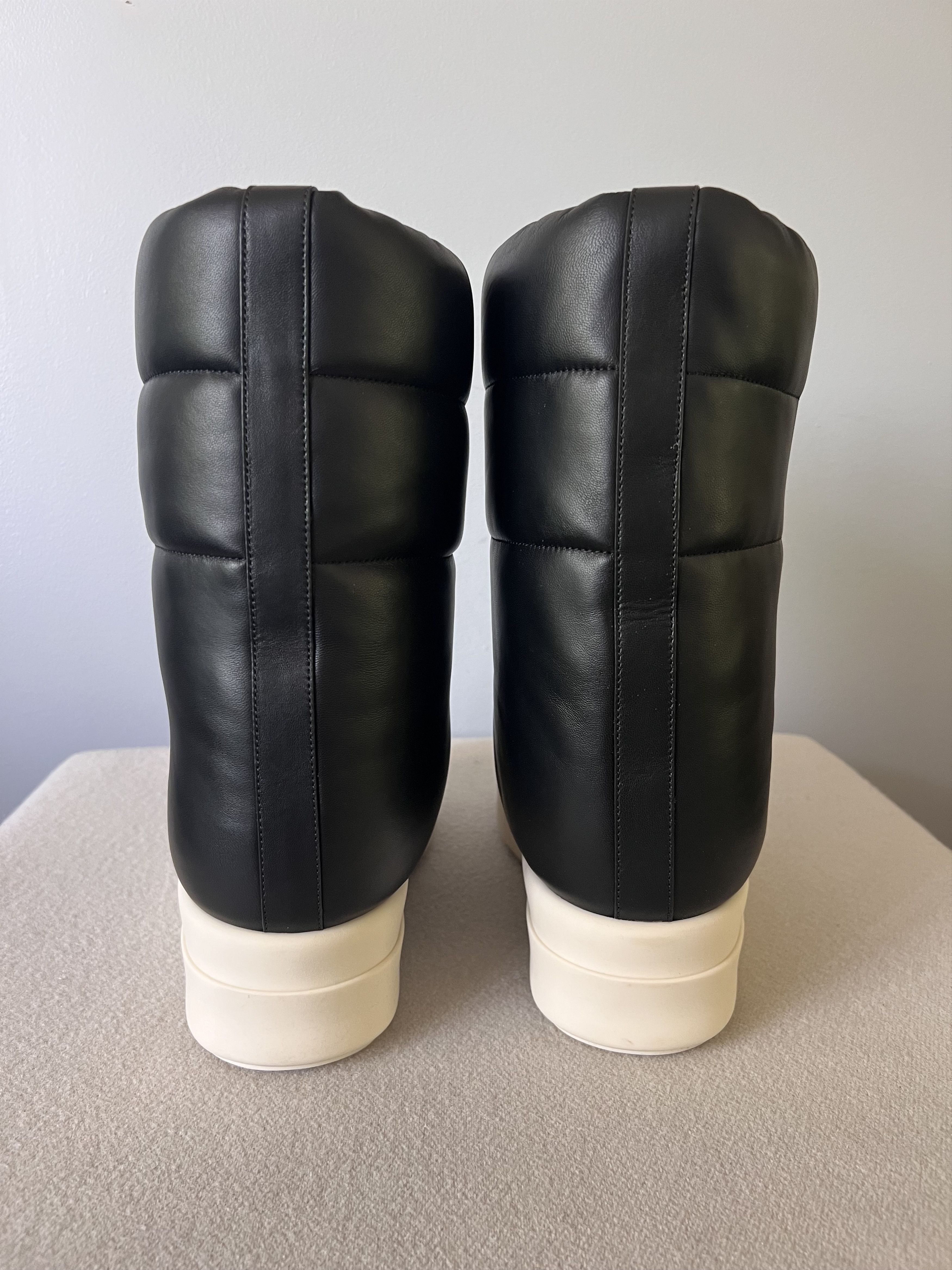 Rick Owens Rick Owens Mega Bumper Lunar Boots in Black Leather Size US 7 / EU 40 - 5 Thumbnail