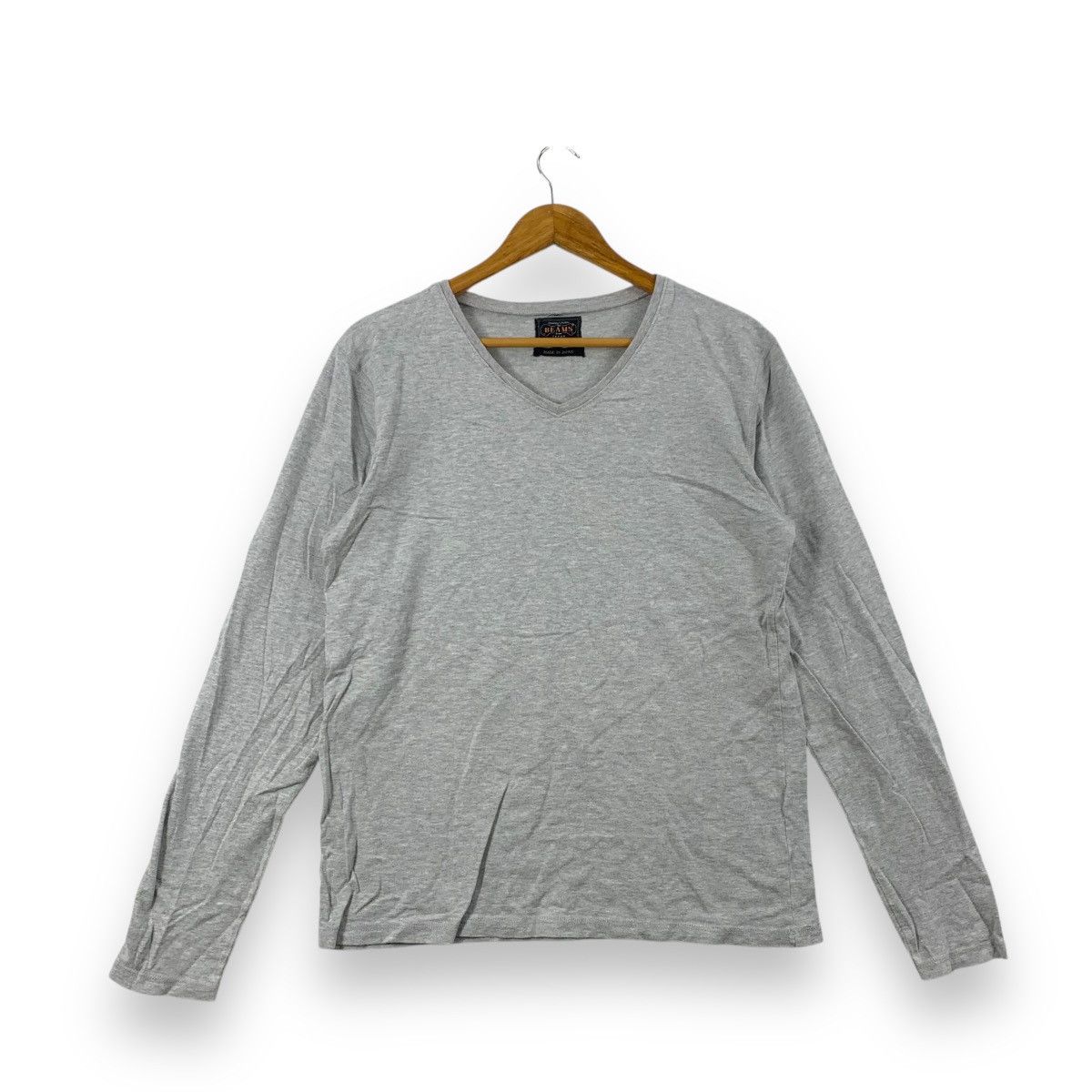 Beams Plus Vintage BEAMS PLUS Made In Japan Minimalist Design Tee Shirt Size M / US 6-8 / IT 42-44 - 1 Thumbnail
