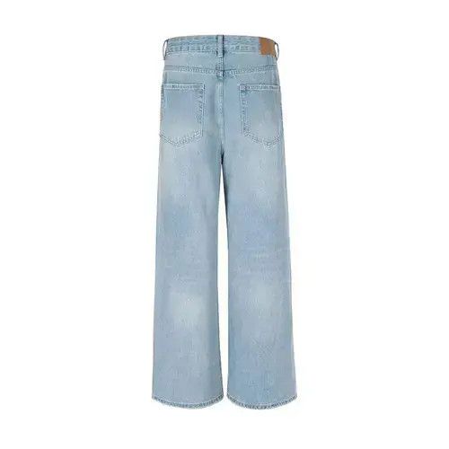 Designer × Japanese Brand × Jean Y2K Ripped Flare Baggy Jeans Size US 32 / EU 48 - 3 Thumbnail