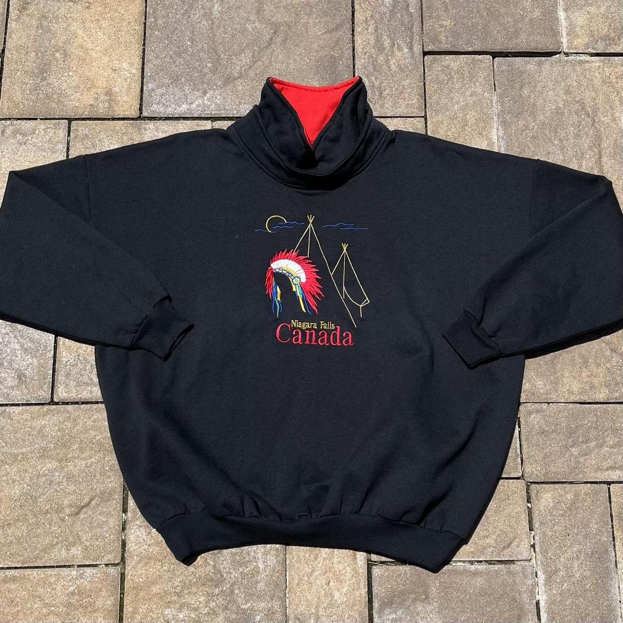 Vintage Vintage 90s Niagara Falls Canada Outerwear Sweatshirt Size US XL / EU 56 / 4 - 1 Thumbnail