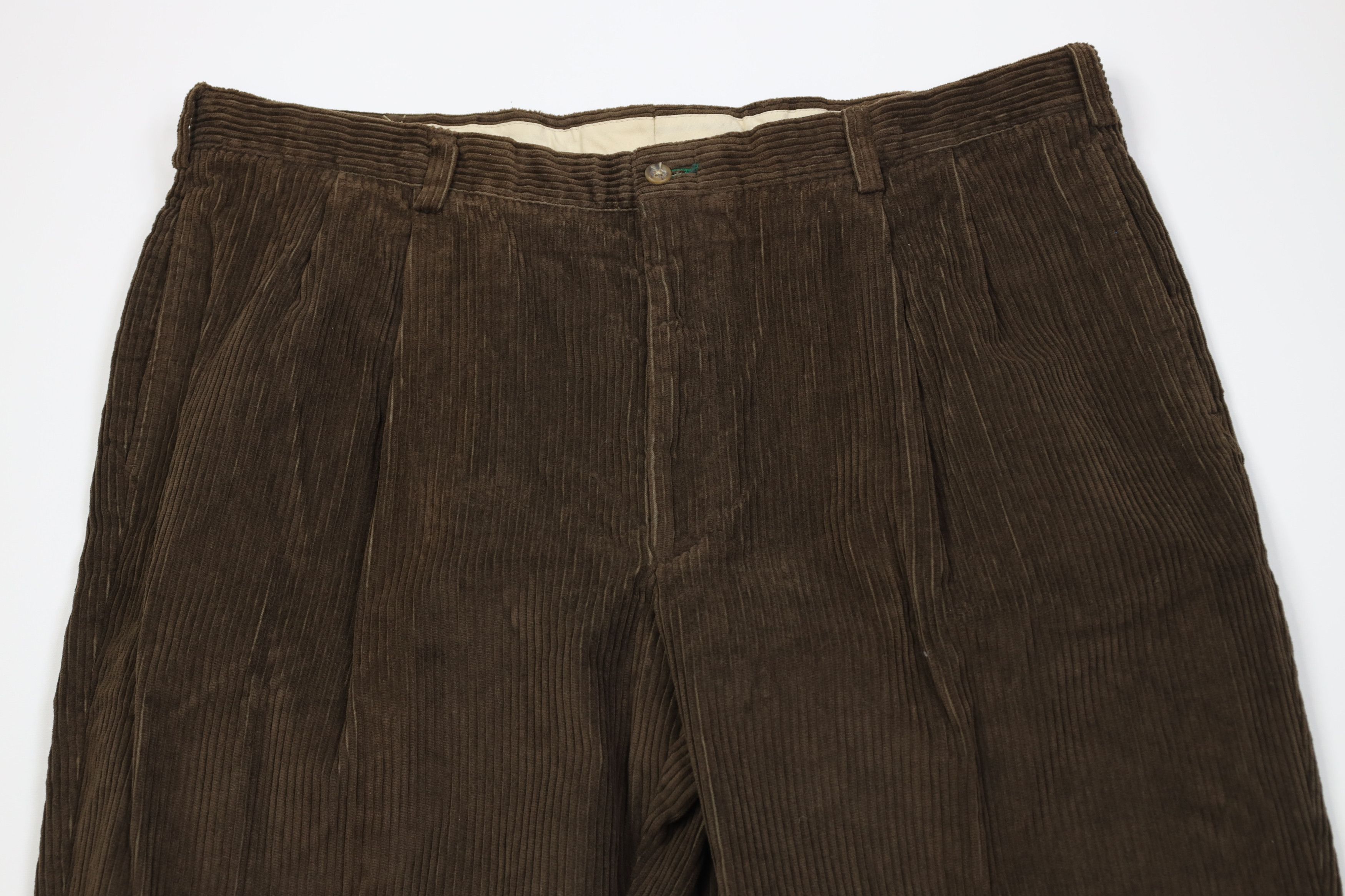 Tommy Hilfiger Deadstock Vintage 90s Tommy Hilfiger Corduroy Wide Leg Pants Size US 42 / EU 58 - 2 Thumbnail