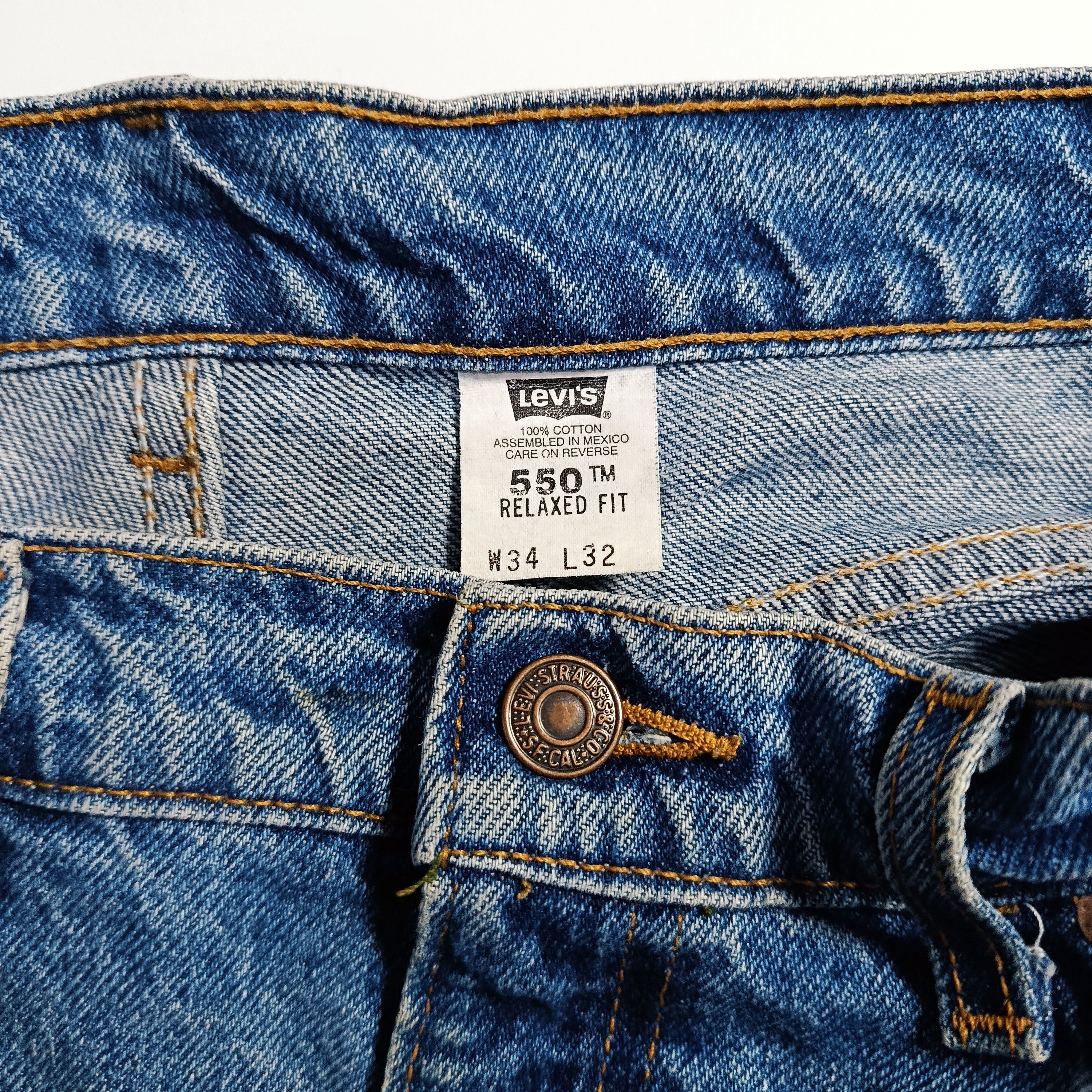 Levi's Vintage Levi’s 550 Orange Tab Jeans Size US 34 / EU 50 - 6 Thumbnail