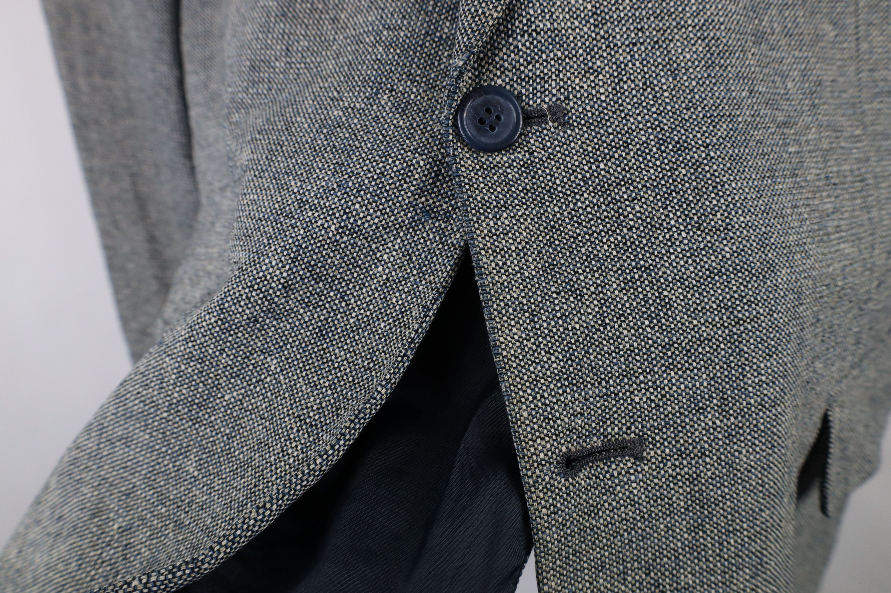 Vintage Vintage 90s Streetwear Silk Tweed Blazer Suit Coat Jacket Size US XL / EU 56 / 4 - 4 Thumbnail