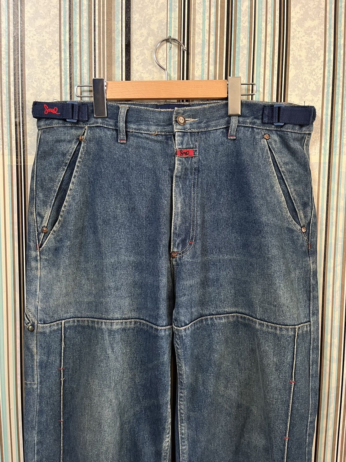 Triple 5 Soul 1990s Tripple five soul nyc baggy double knee #B2 Size US 35 - 4 Thumbnail