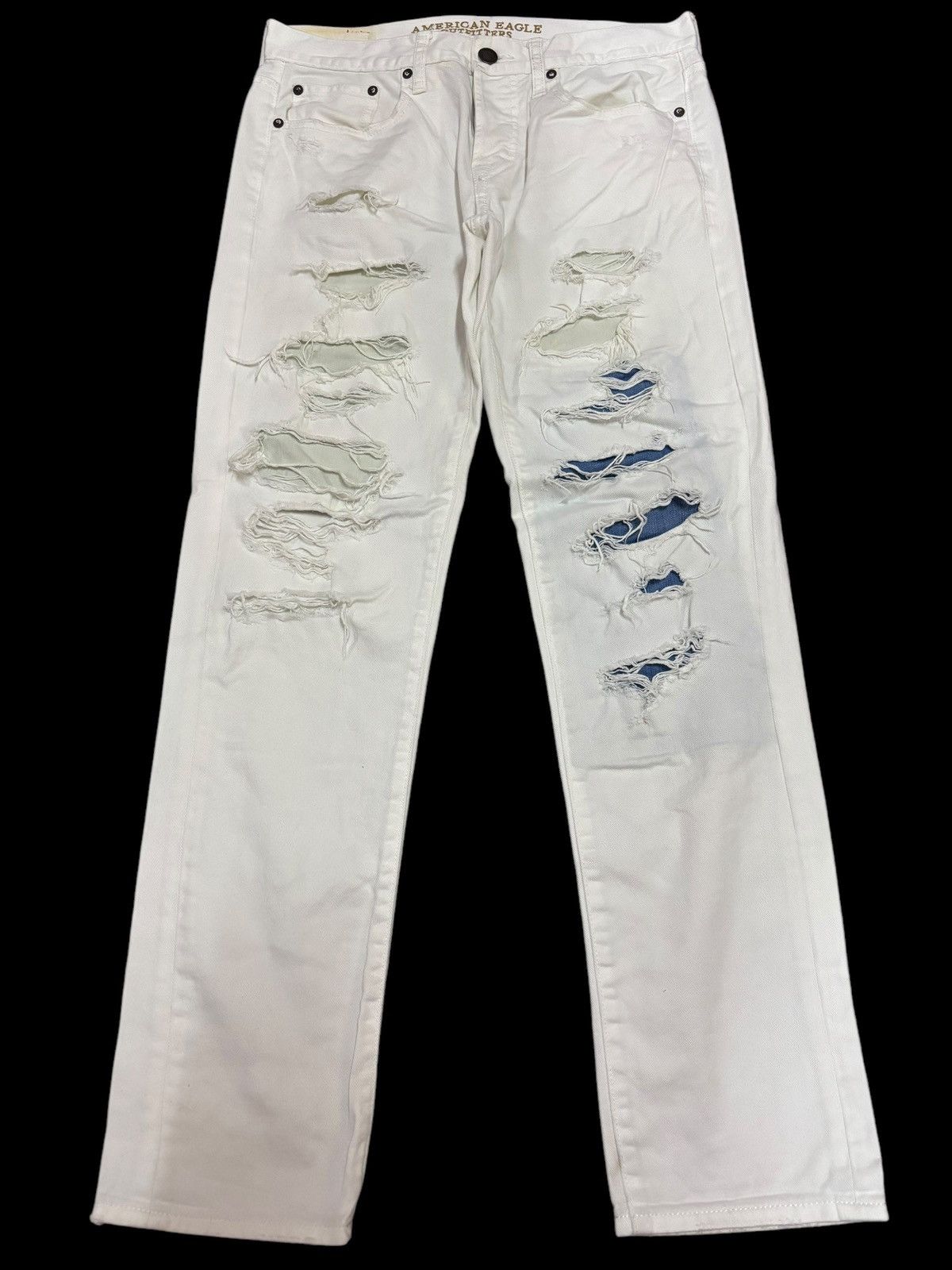 American Eagle Outfitters × American Rag American Eagle Ripped Jeans Size US 31 - 1 Thumbnail