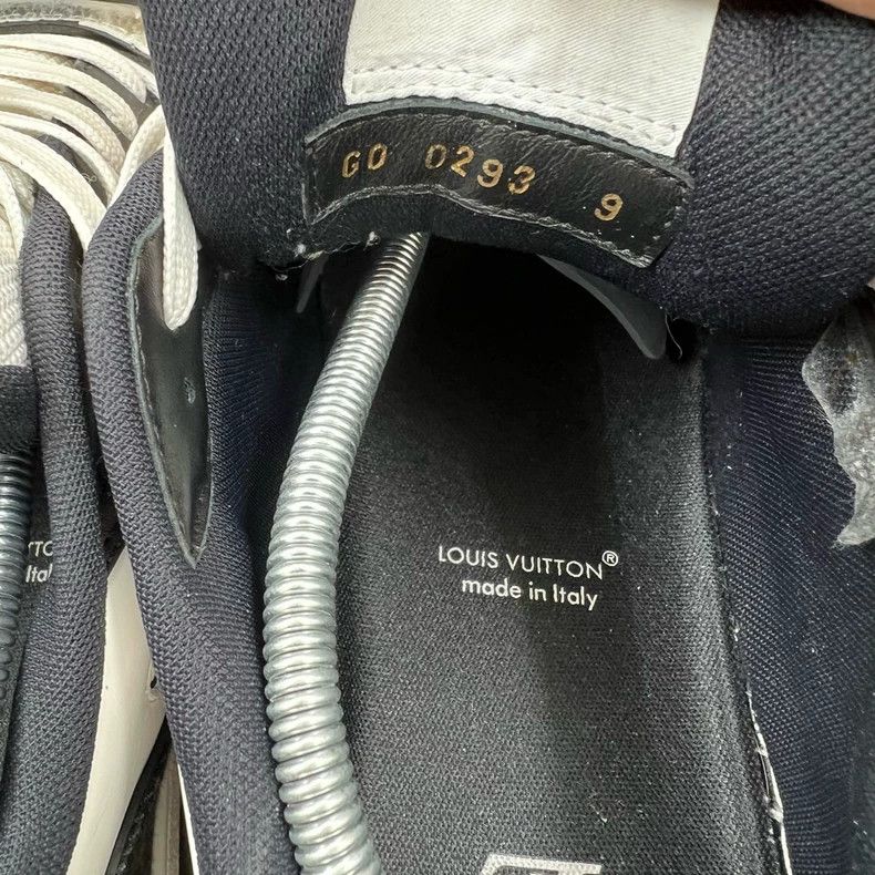 Louis Vuitton Louis Vuitton Trainer Black and White Denim Velcro Shoes Size US 10 / EU 43 - 4 Thumbnail