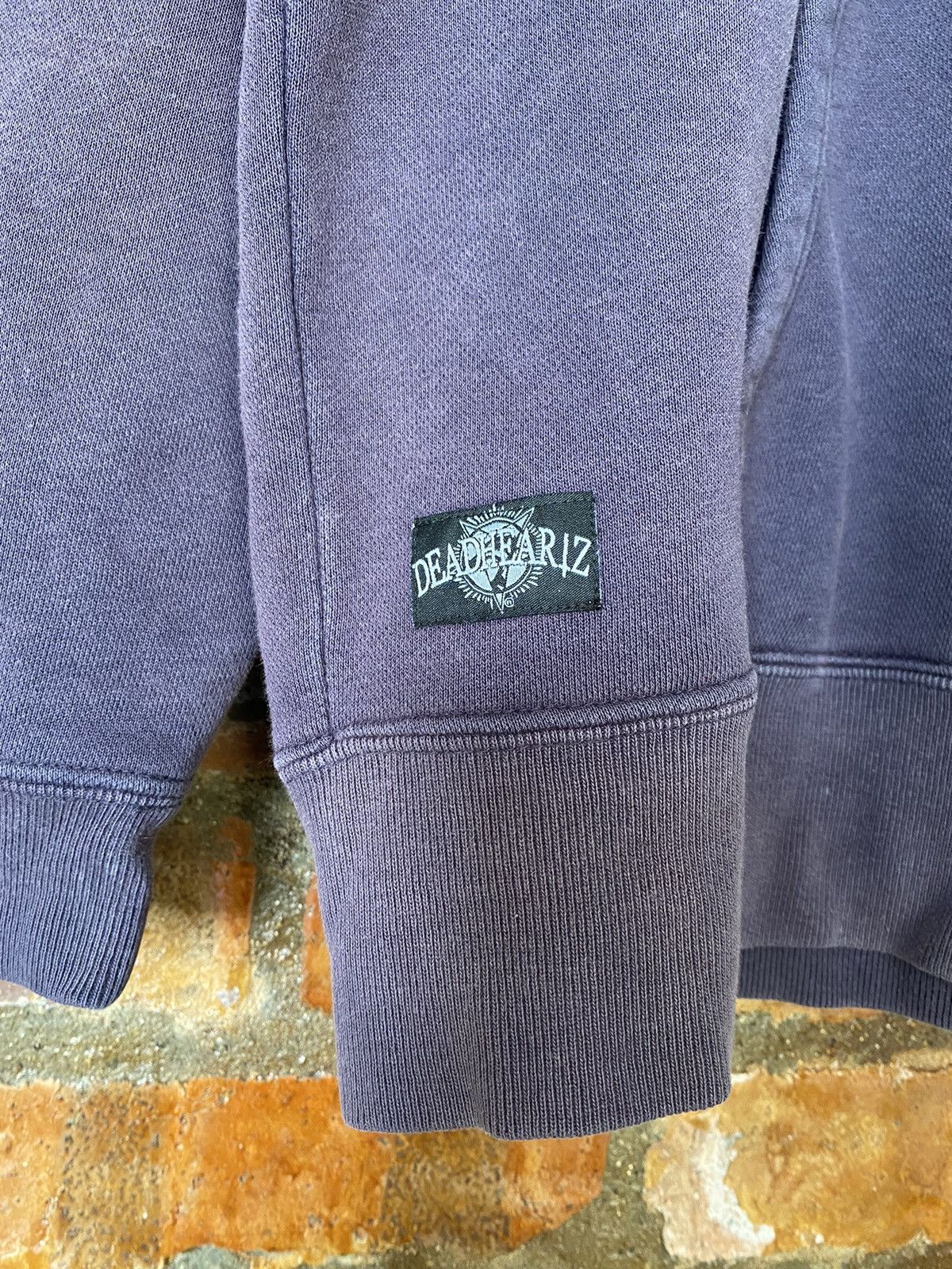 Japanese Brand Deadheartz japan punk cross sun faded hoodie Size US L / EU 52-54 / 3 - 7 Thumbnail