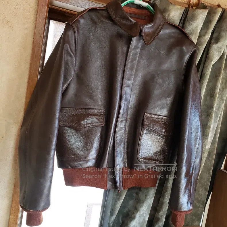 The Real McCoy's The Real McCoys A2 jacket, horseskin Size US S / EU 44-46 / 1 - 1 Thumbnail
